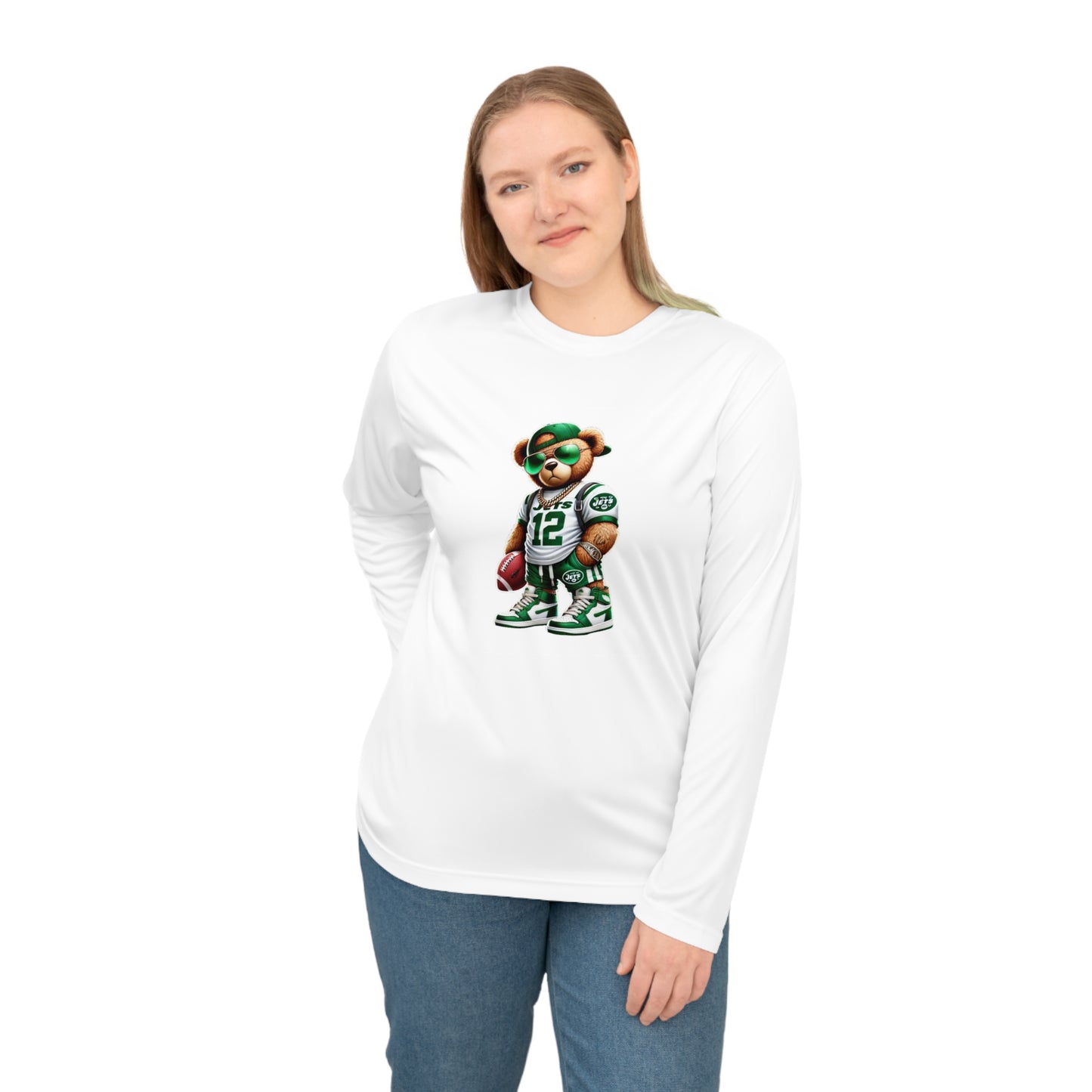 Unisex Performance Long Sleeve Sports Shirt - Perfect for Game Day, Gym, Running, Outdoor Activities, Gift for Sports Fans