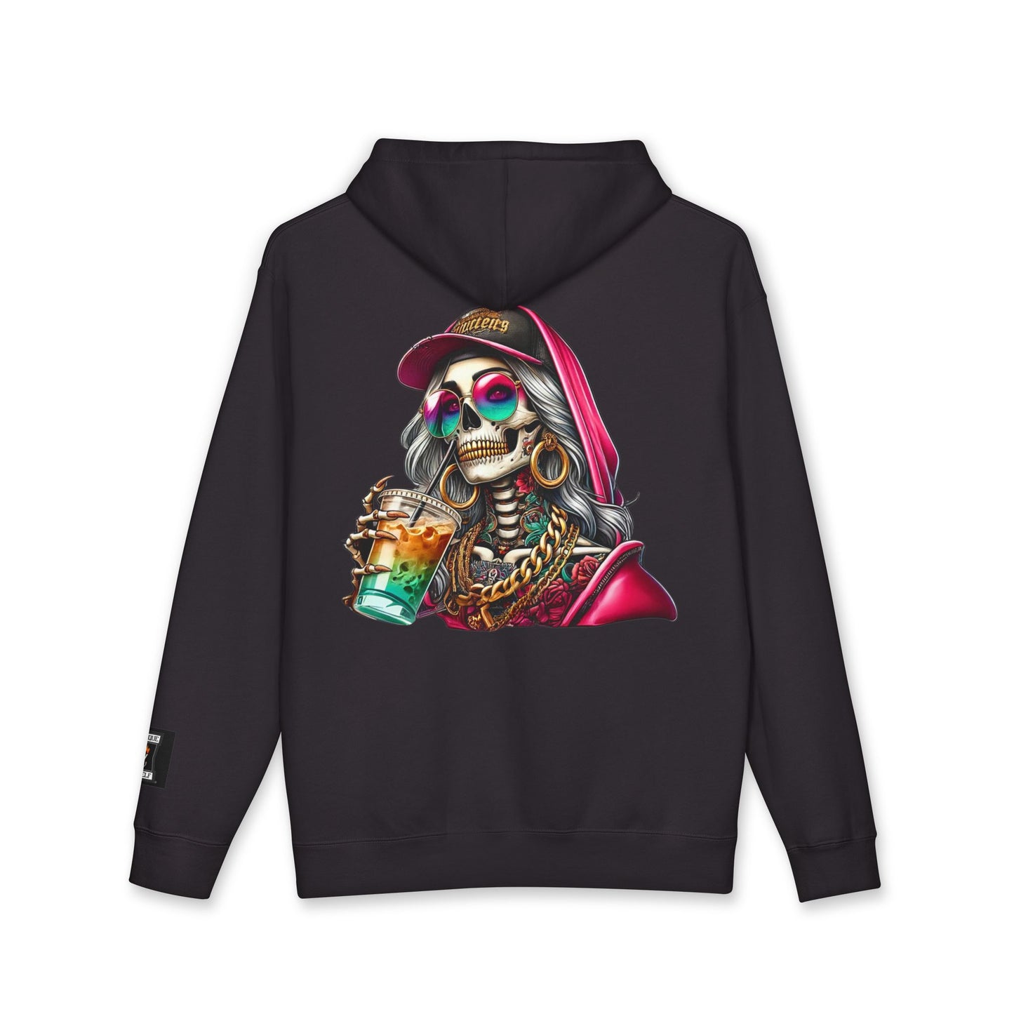 Chic Skull Hoodie - Unisex Heavyweight Sweatshirt, Graphic Hoodie, Trendy Apparel, Unique Gift, Halloween, Everyday Wear