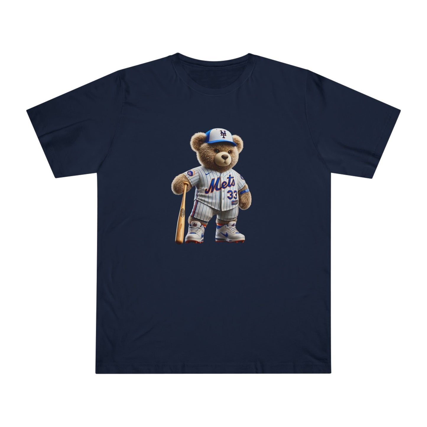 Unisex Bear Baseball T-Shirt, Cute Animal Tee, Gift for Sports Fans, Casual Wear, Soft Cotton Top