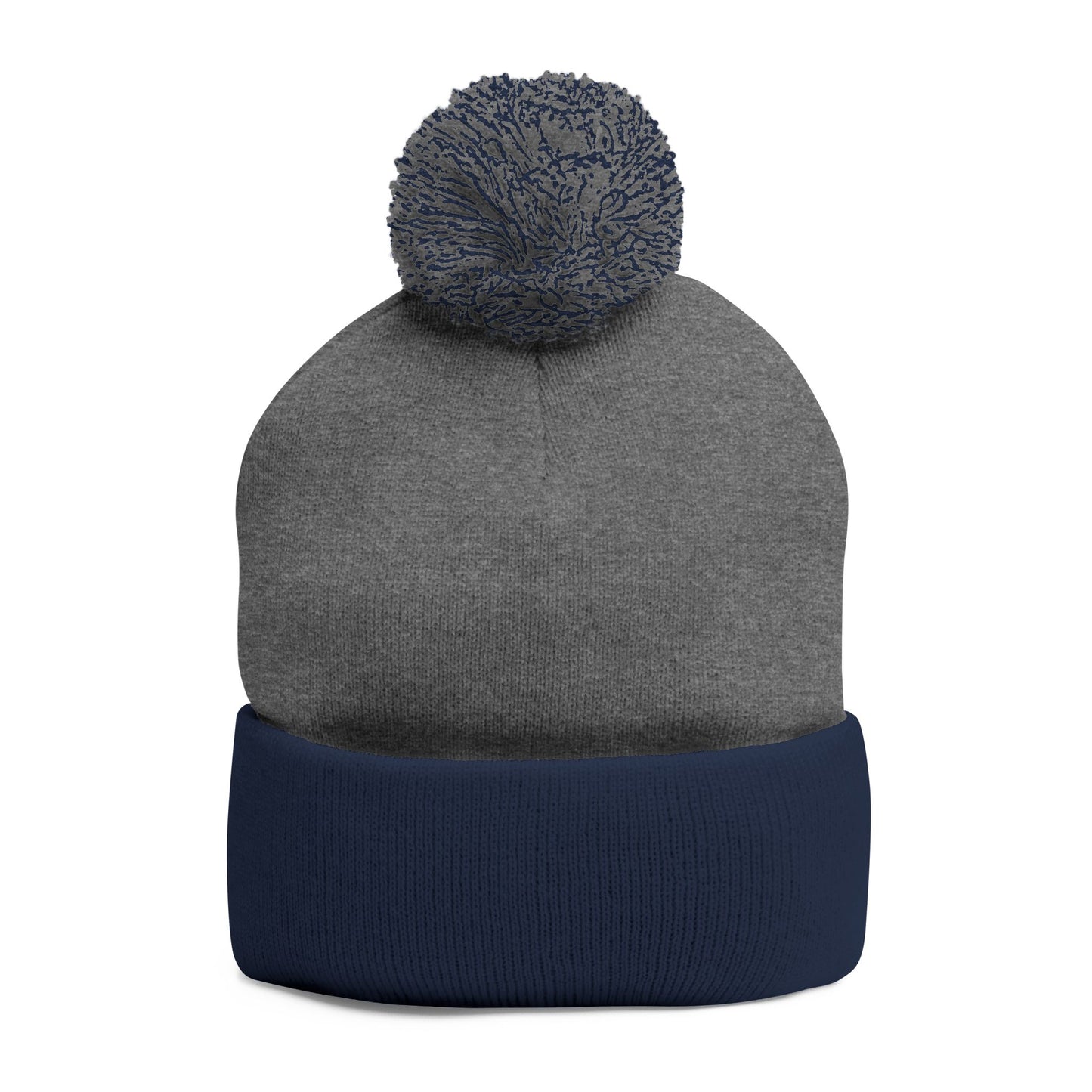 Cozy Pom-Pom Knit Cap with Unique Embroidery, Winter Hat, Beanie for Men & Women, Gift for Him/Her, Perfect for Outdoor Activities