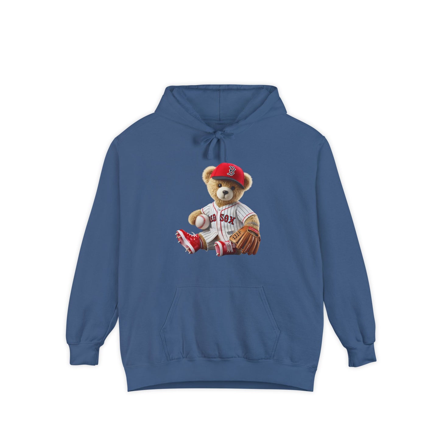 Baseball Bear Hoodie, Cute Unisex Pullover, Sports Gift, Cozy Streetwear, Perfect for Casual Outings, Baseball Fans