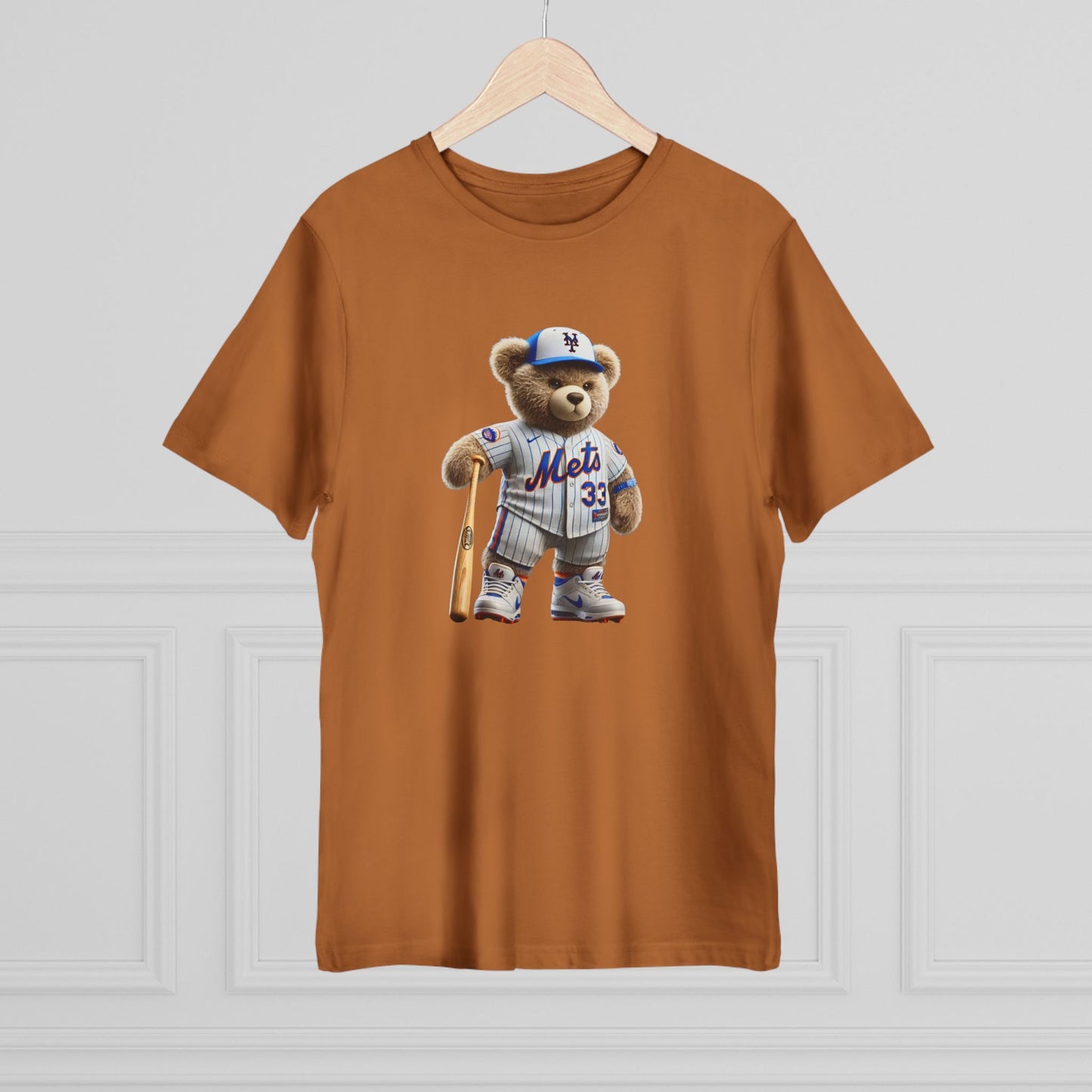 Unisex Bear Baseball T-Shirt, Cute Animal Tee, Gift for Sports Fans, Casual Wear, Soft Cotton Top