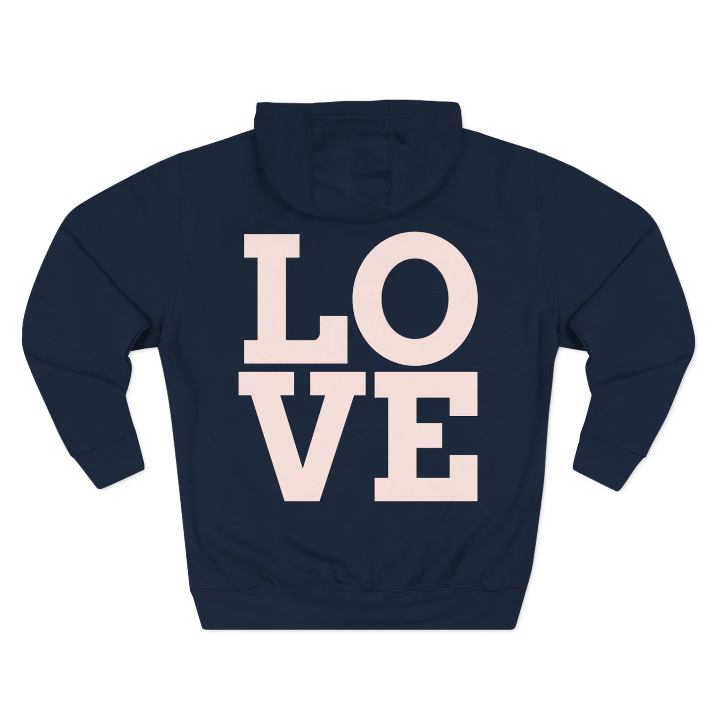 Cozy Love Hoodie - Three-Panel Fleece with Warm Design