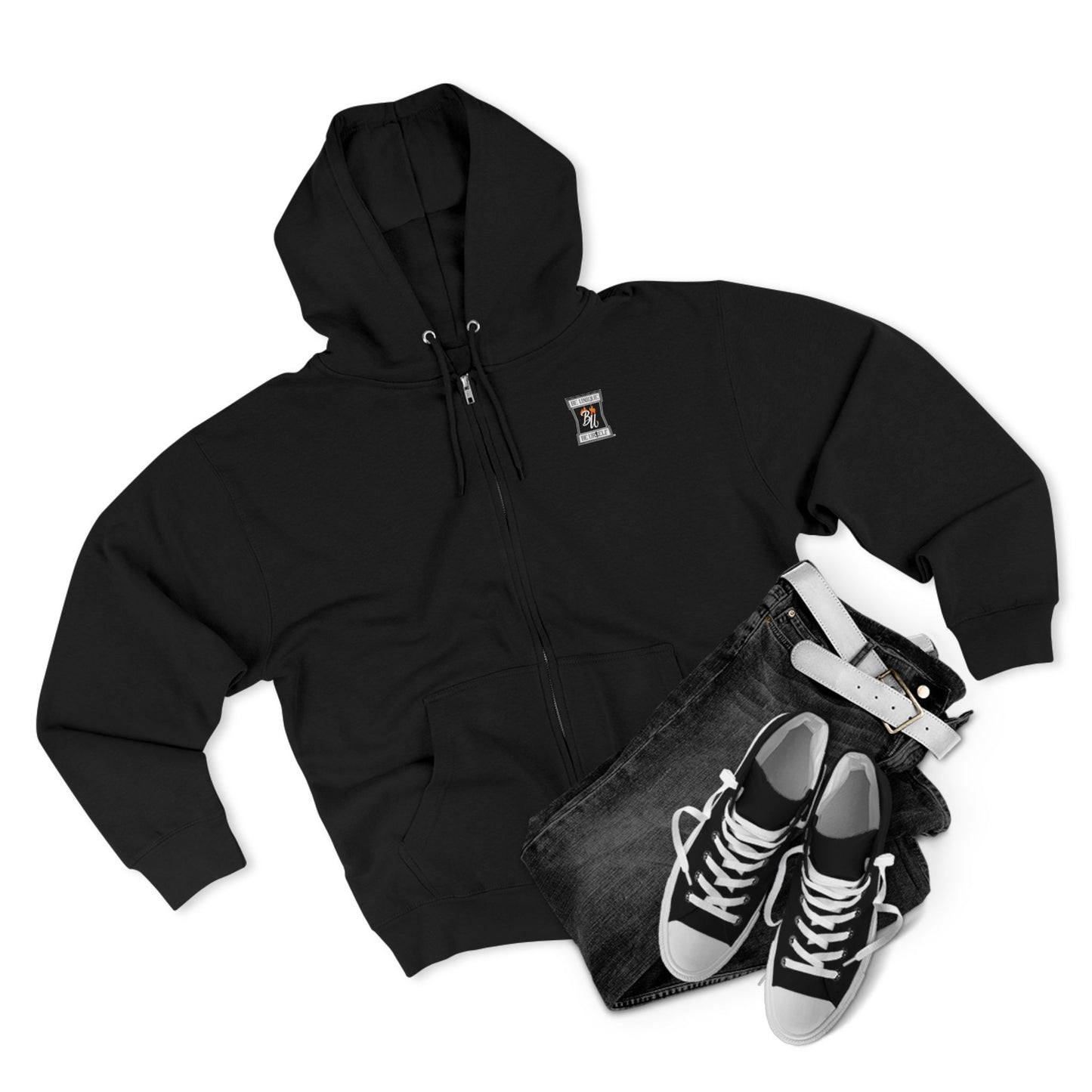 Stylish Unisex Zip Hoodie with Trendy Graphic, Cozy Casual Wear, Gift for Him or Her, Perfect for Everyday & Events
