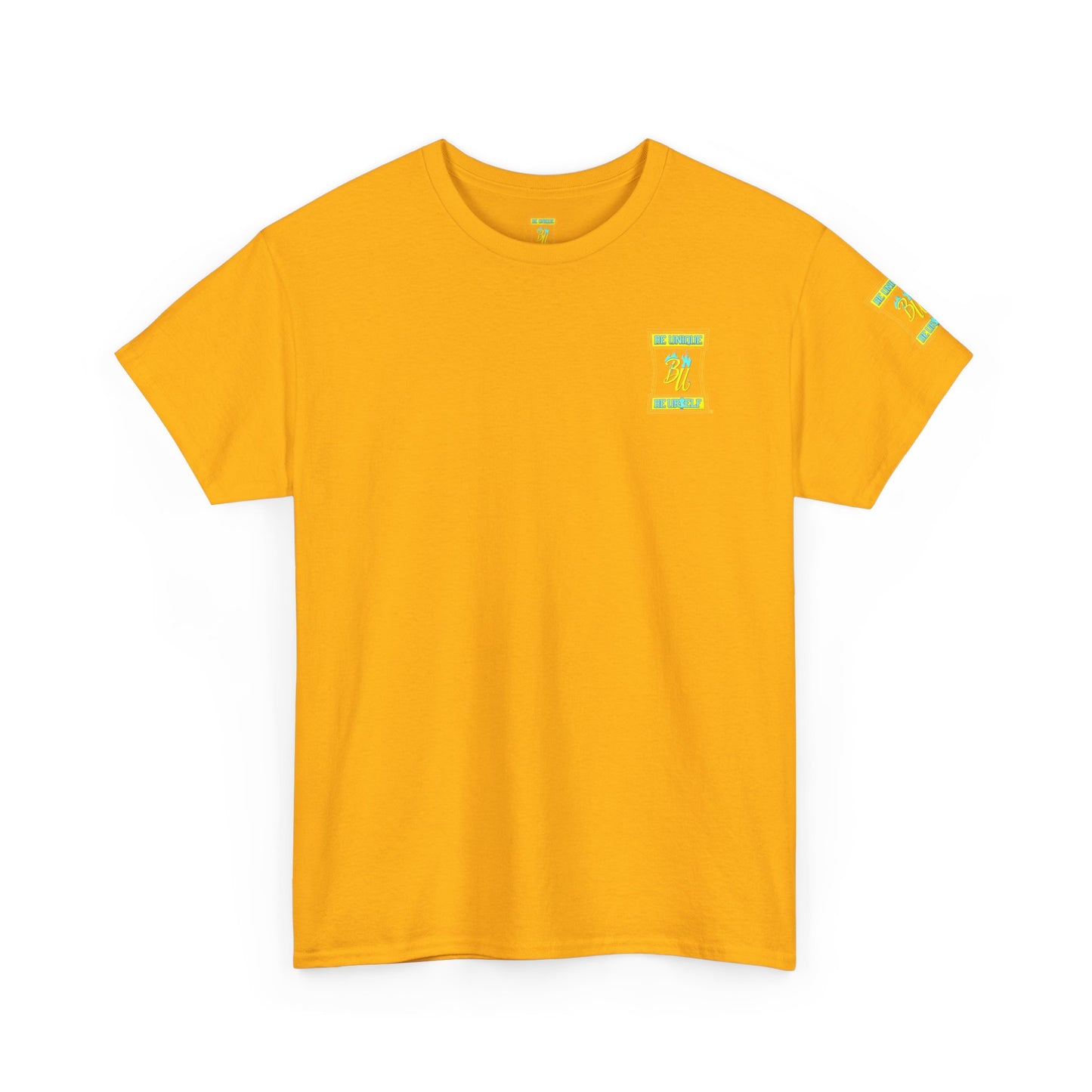 Be Unique Be Yourself Graphic Tee — Inspirational Palm Design