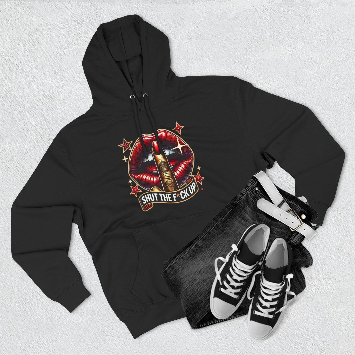 Shut the F**k Up Fleece Hoodie