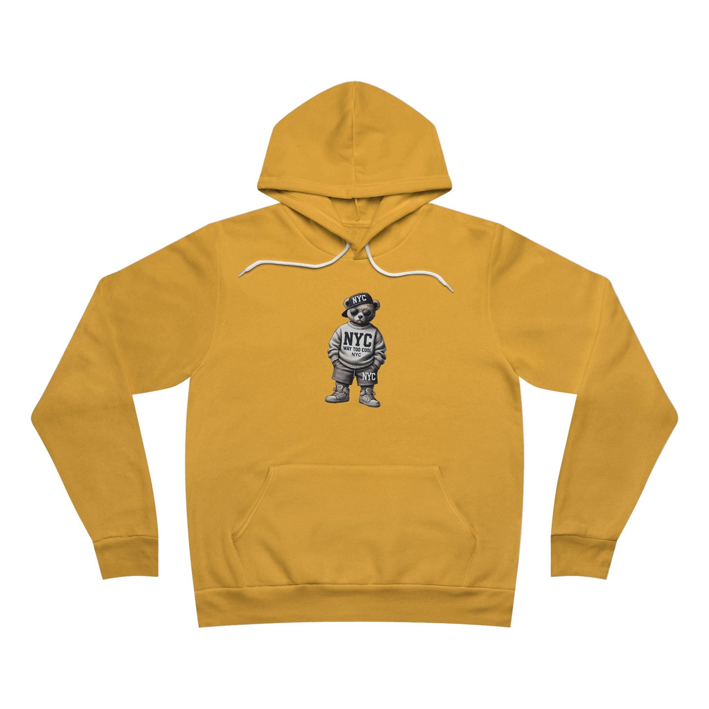 NYC Inspired Unisex Pullover Hoodie, Cozy Streetwear, Perfect Gift for Teens, Casual Fashion, Stylish Hoodie for Everyday Wear