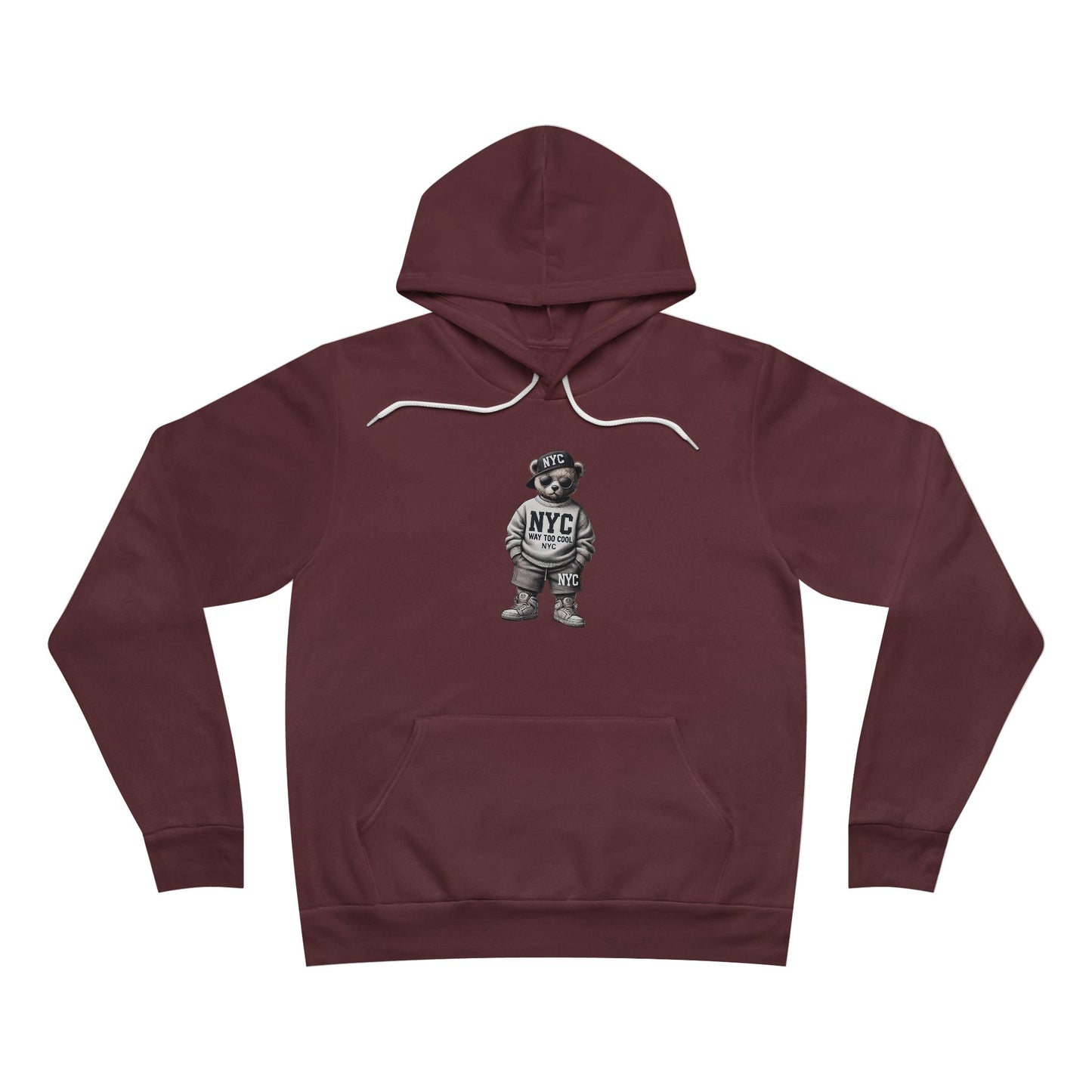 NYC Inspired Unisex Pullover Hoodie, Cozy Streetwear, Perfect Gift for Teens, Casual Fashion, Stylish Hoodie for Everyday Wear
