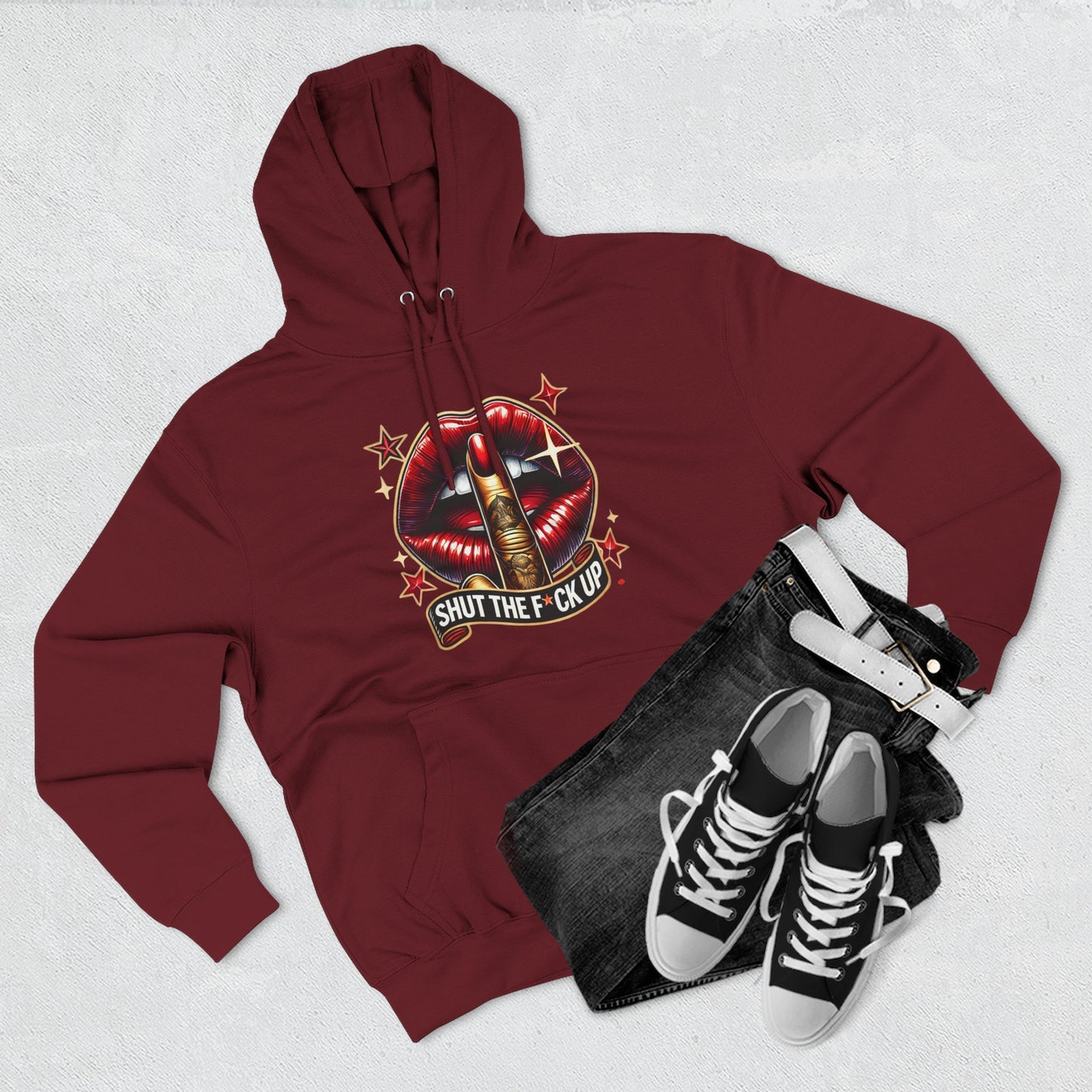 Shut the F**k Up Fleece Hoodie