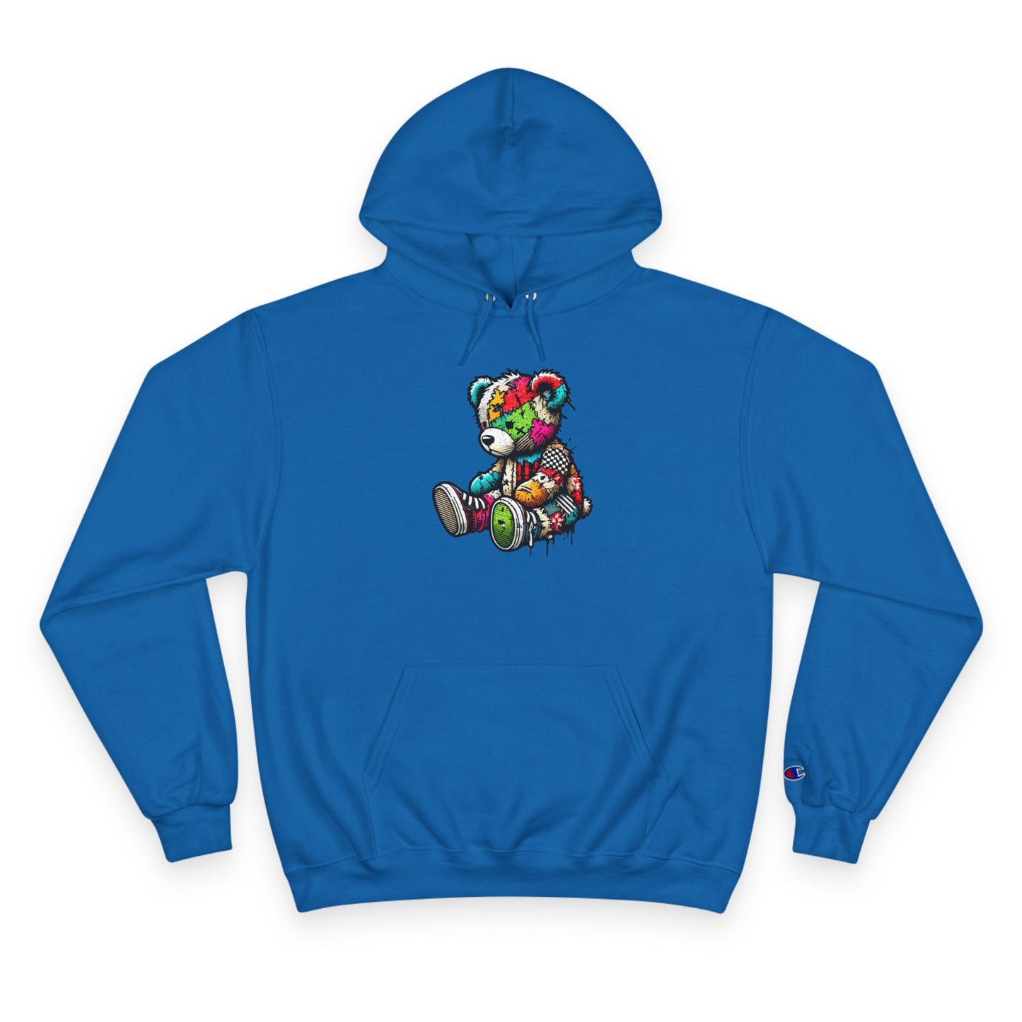 Whimsical Bear Graphic Hoodie - Be Unique, Be Yourself
