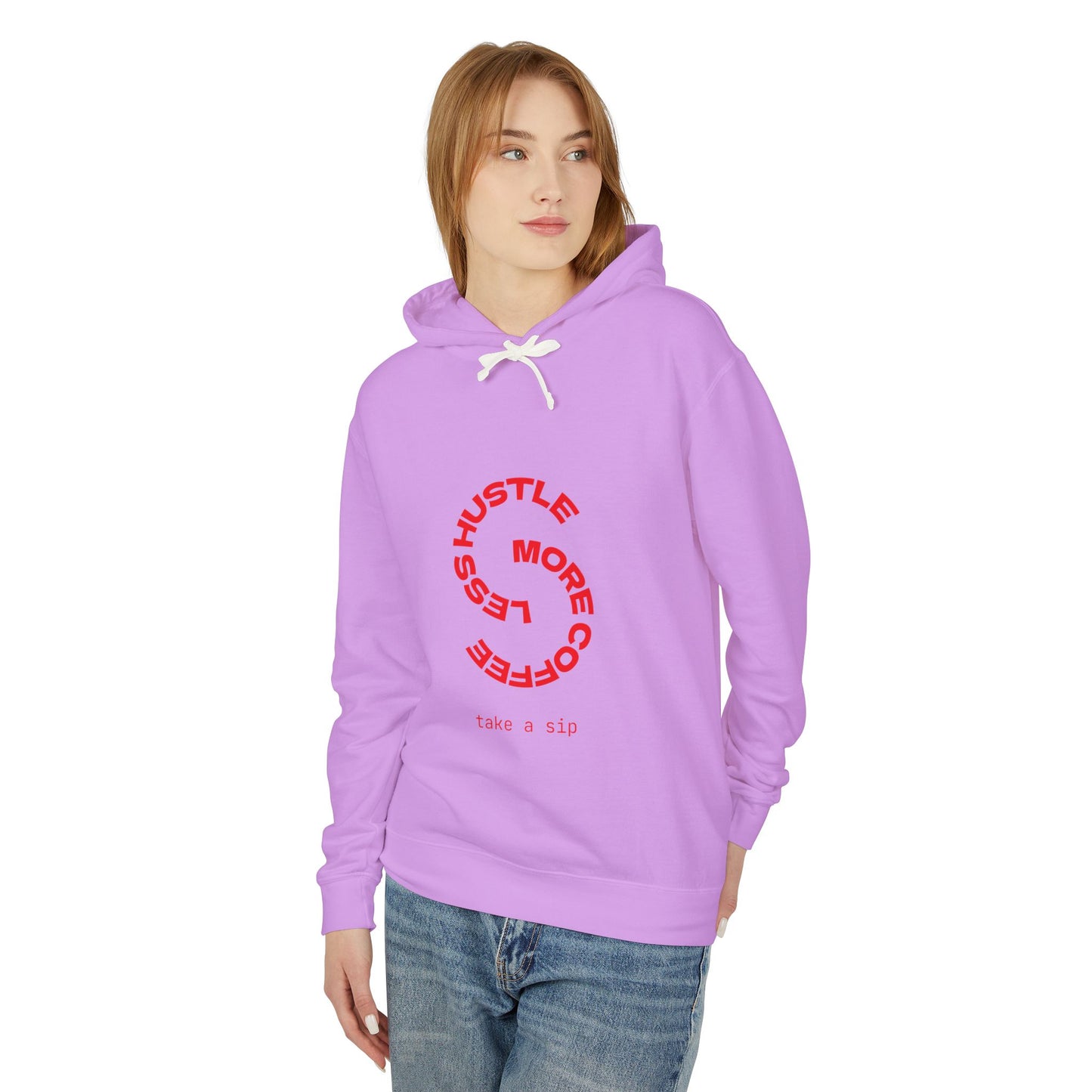 Unisex Lightweight Hooded Sweatshirt with Motivational Designs | Perfect for Casual Outfits, Gifts, and Self-Care
