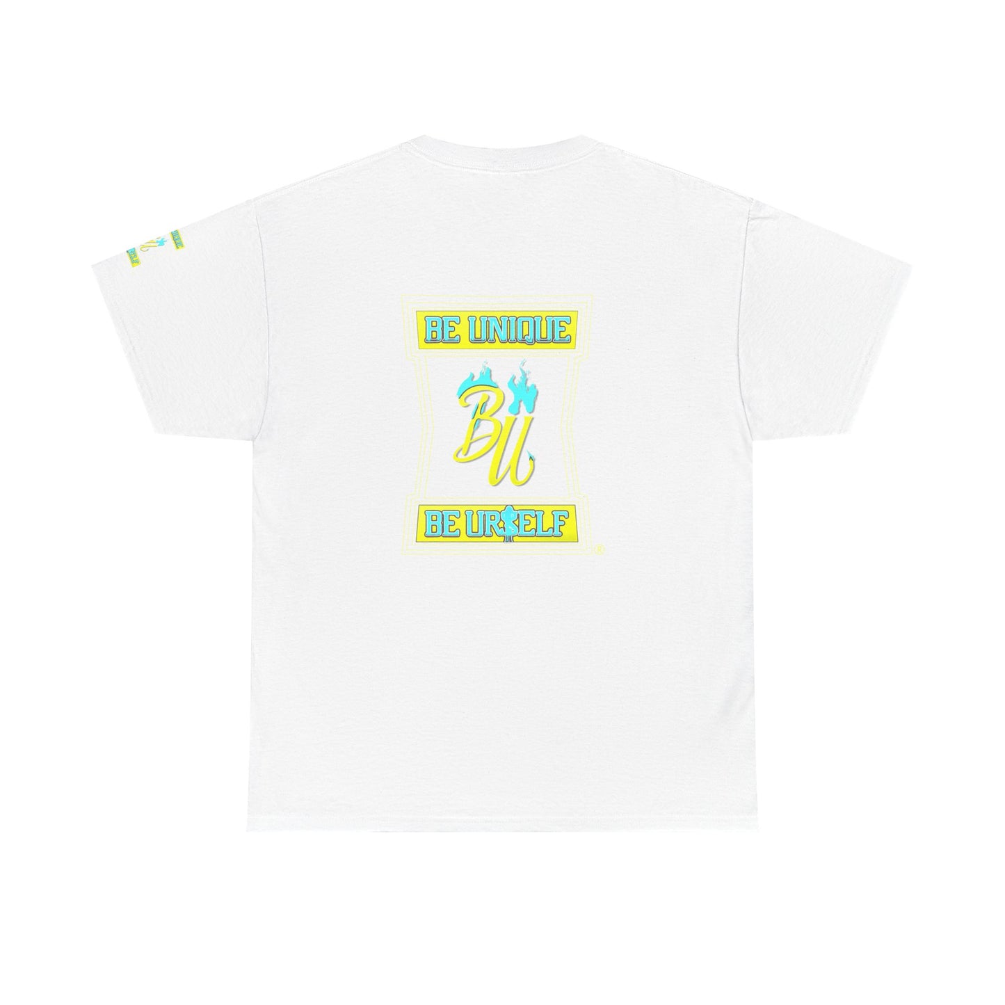 Be Unique Be Yourself Graphic Tee — Inspirational Palm Design