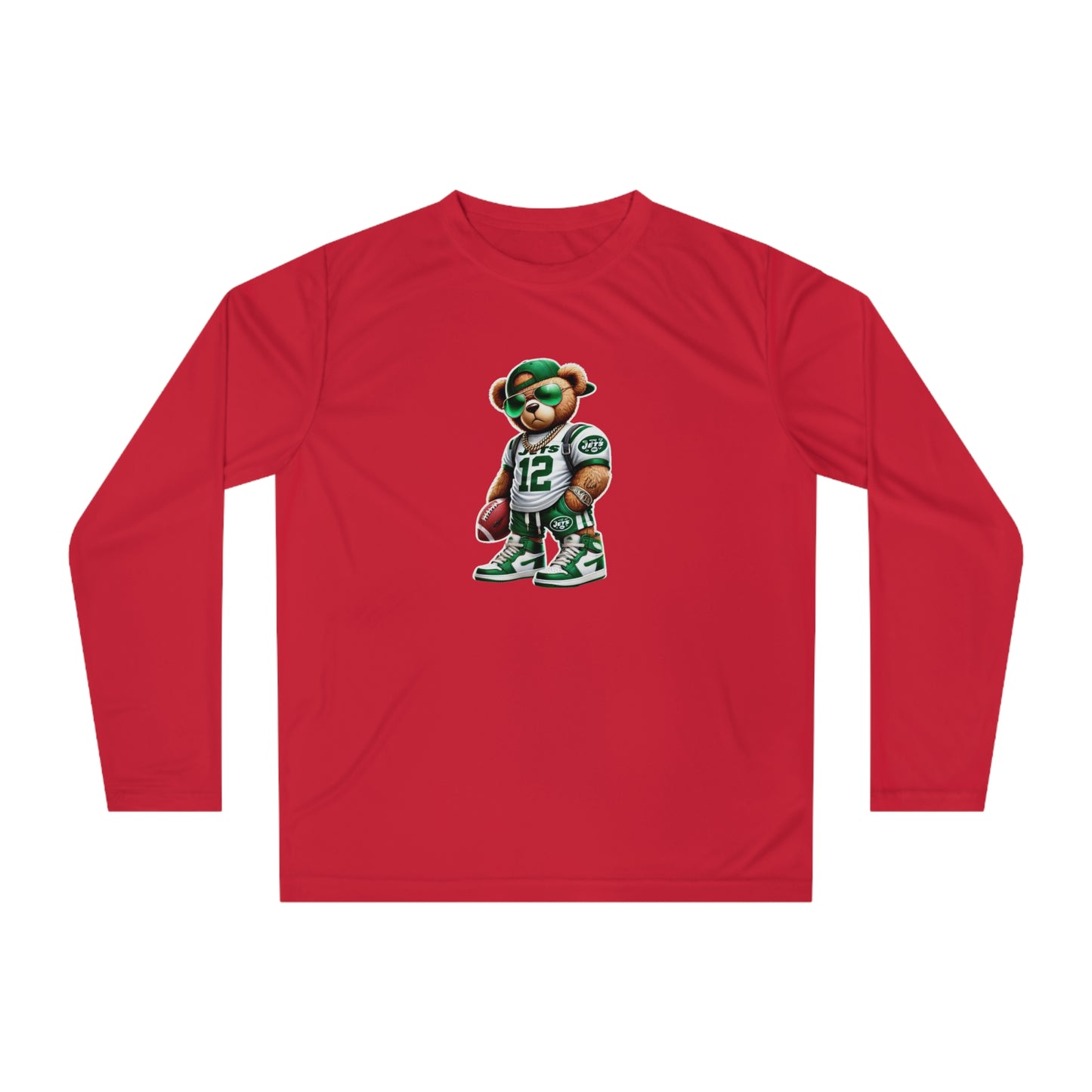 Unisex Performance Long Sleeve Sports Shirt - Perfect for Game Day, Gym, Running, Outdoor Activities, Gift for Sports Fans