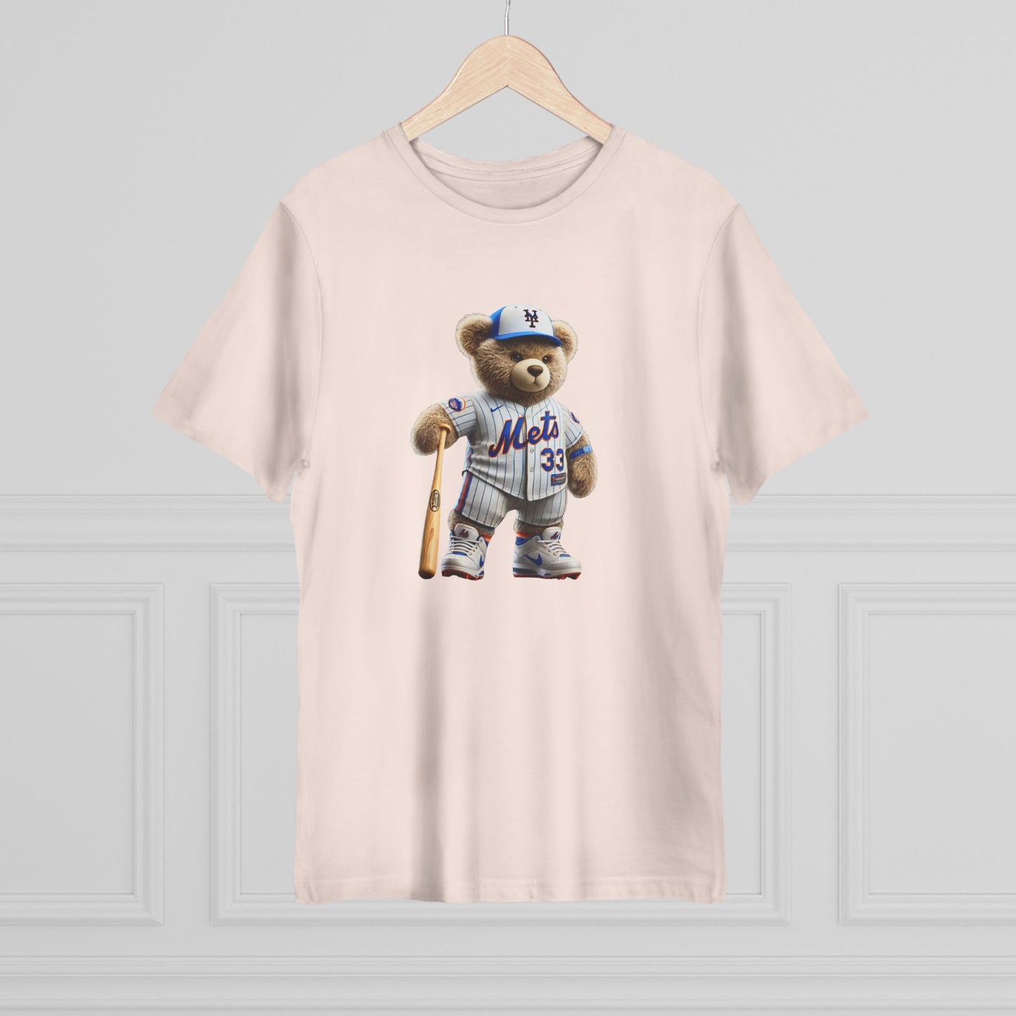 Unisex Bear Baseball T-Shirt, Cute Animal Tee, Gift for Sports Fans, Casual Wear, Soft Cotton Top