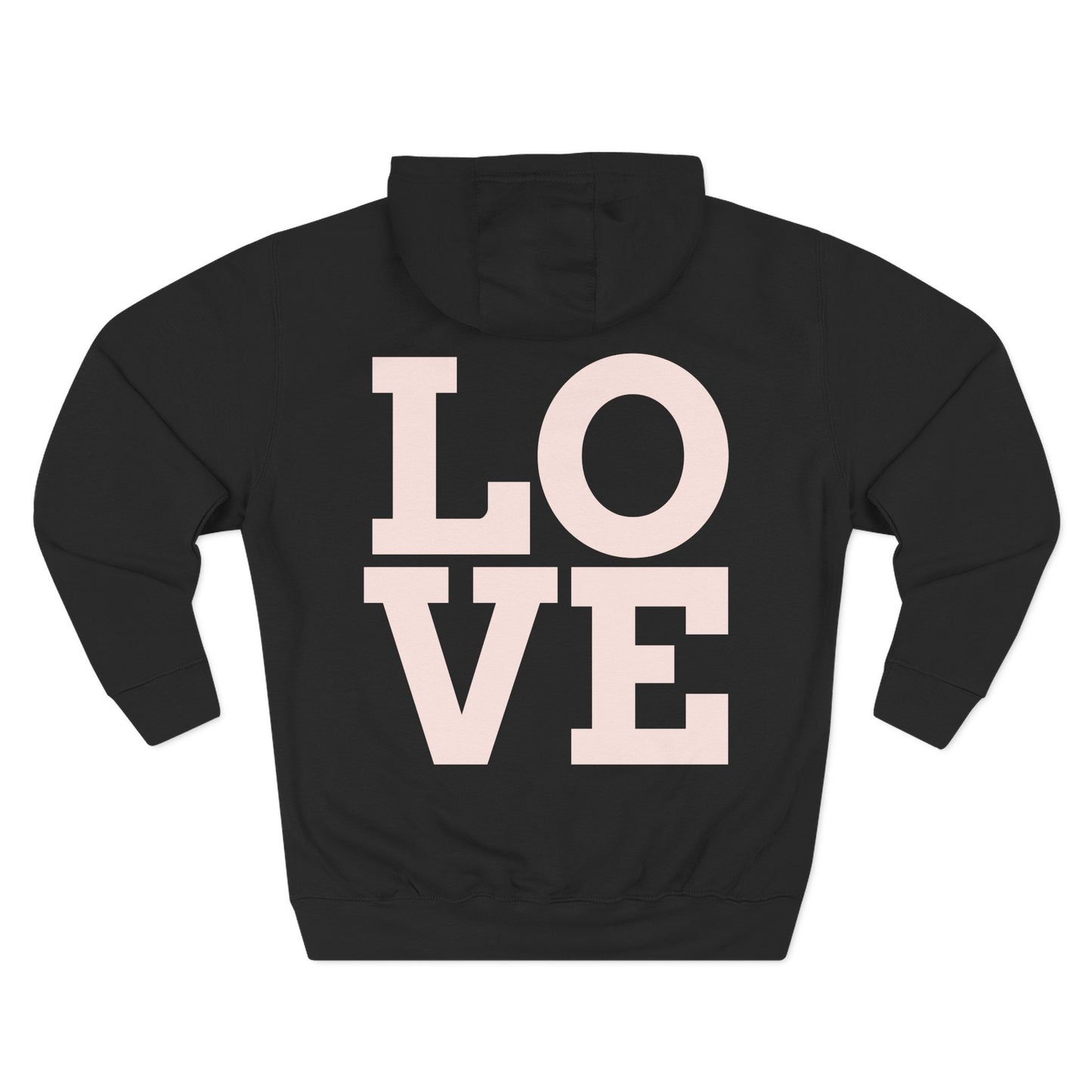 Cozy Love Hoodie - Three-Panel Fleece with Warm Design