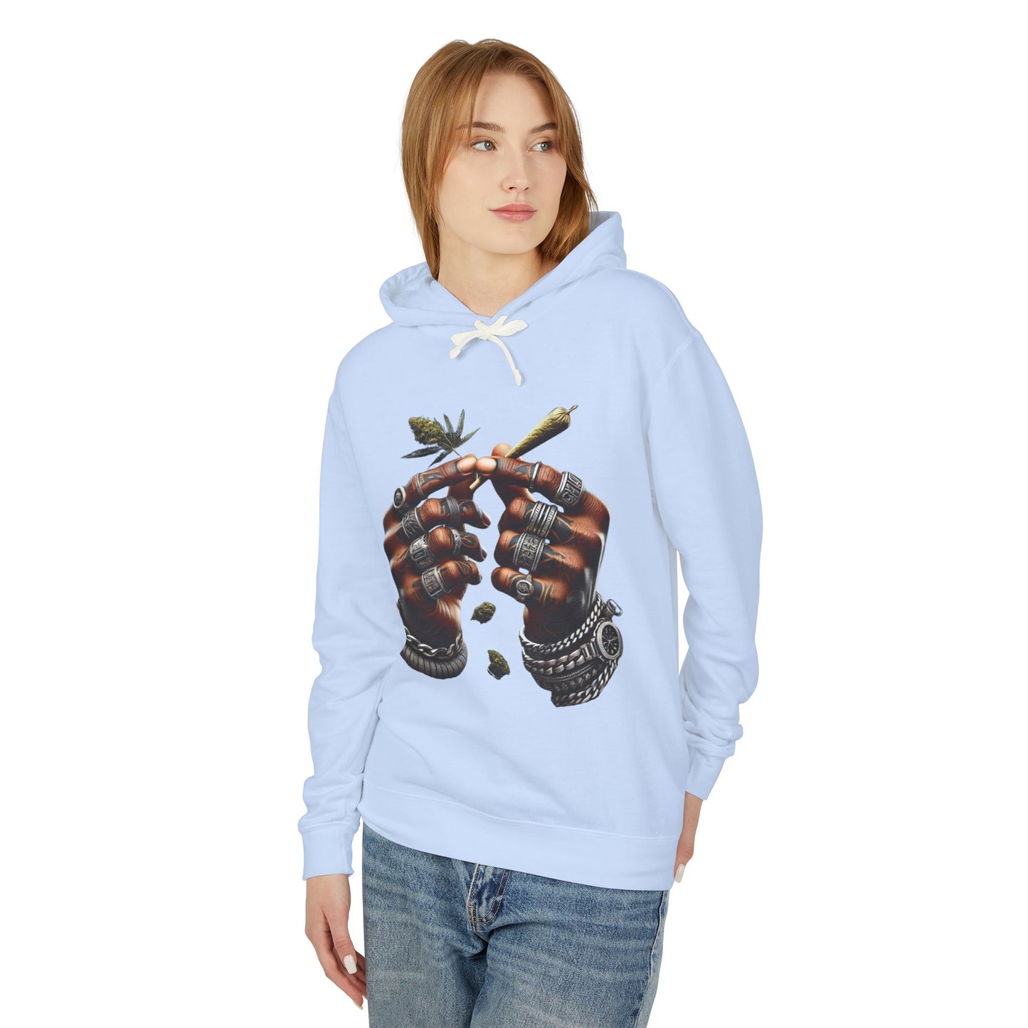 Chill Vibes Hoodie, Unisex Lightweight Sweatshirt, Boho Style, Ideal for Festivals, Everyday Comfort Wear, Unique Gift Idea