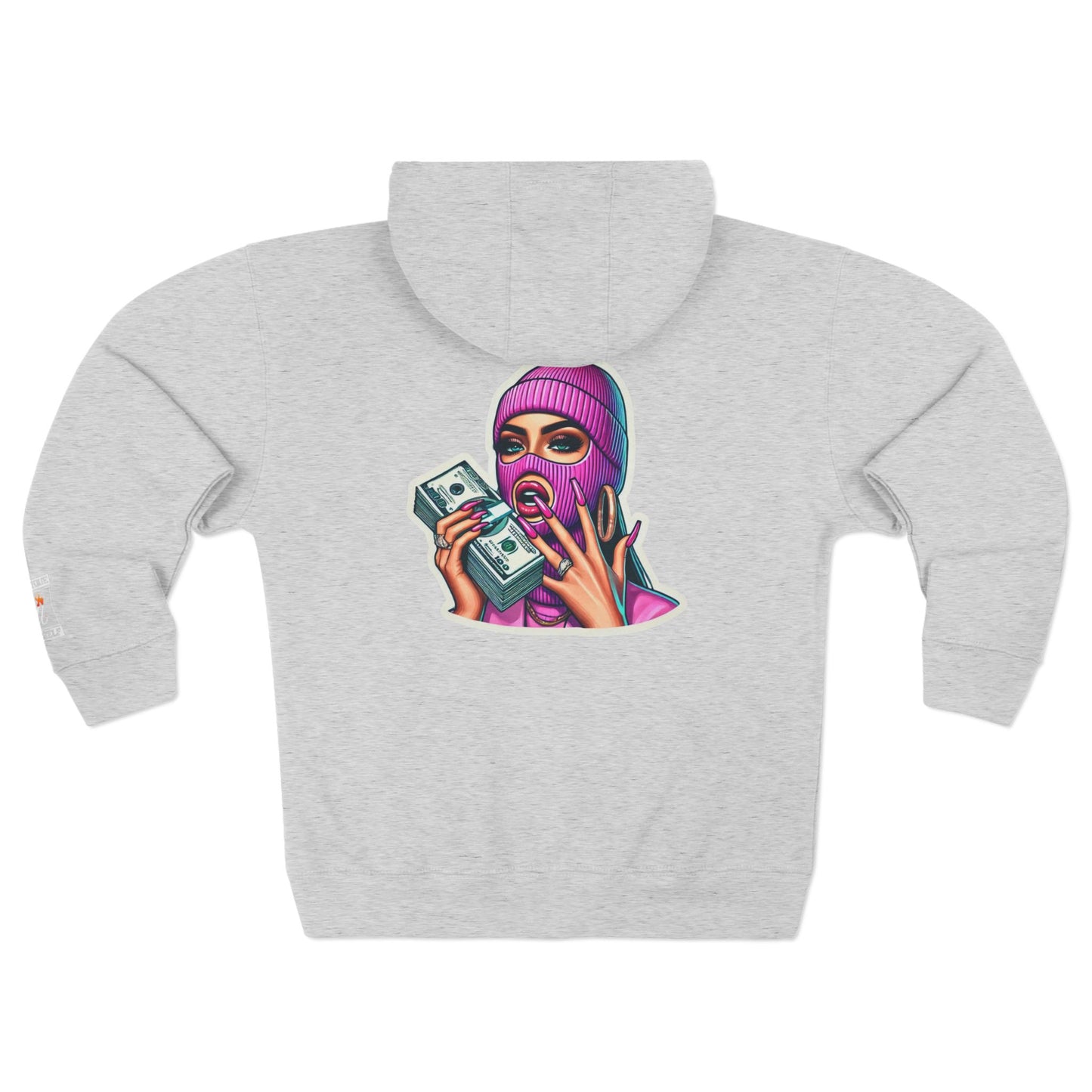 Vibrant Graphic Unisex Zip Hoodie - Street Style Statement