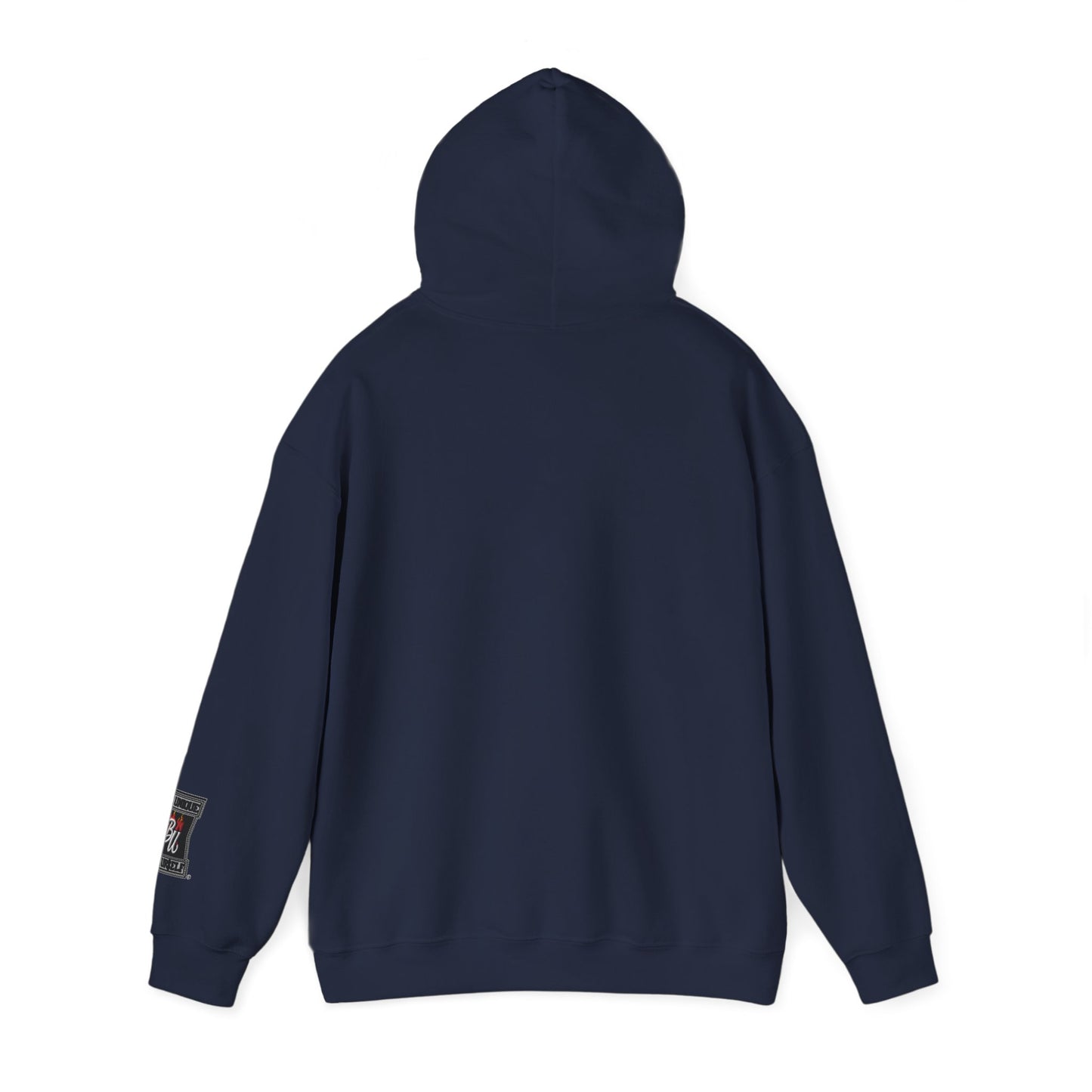 Teddy Bear Graphic Hoodie — Cozy Streetwear Pullover with Patch Detail