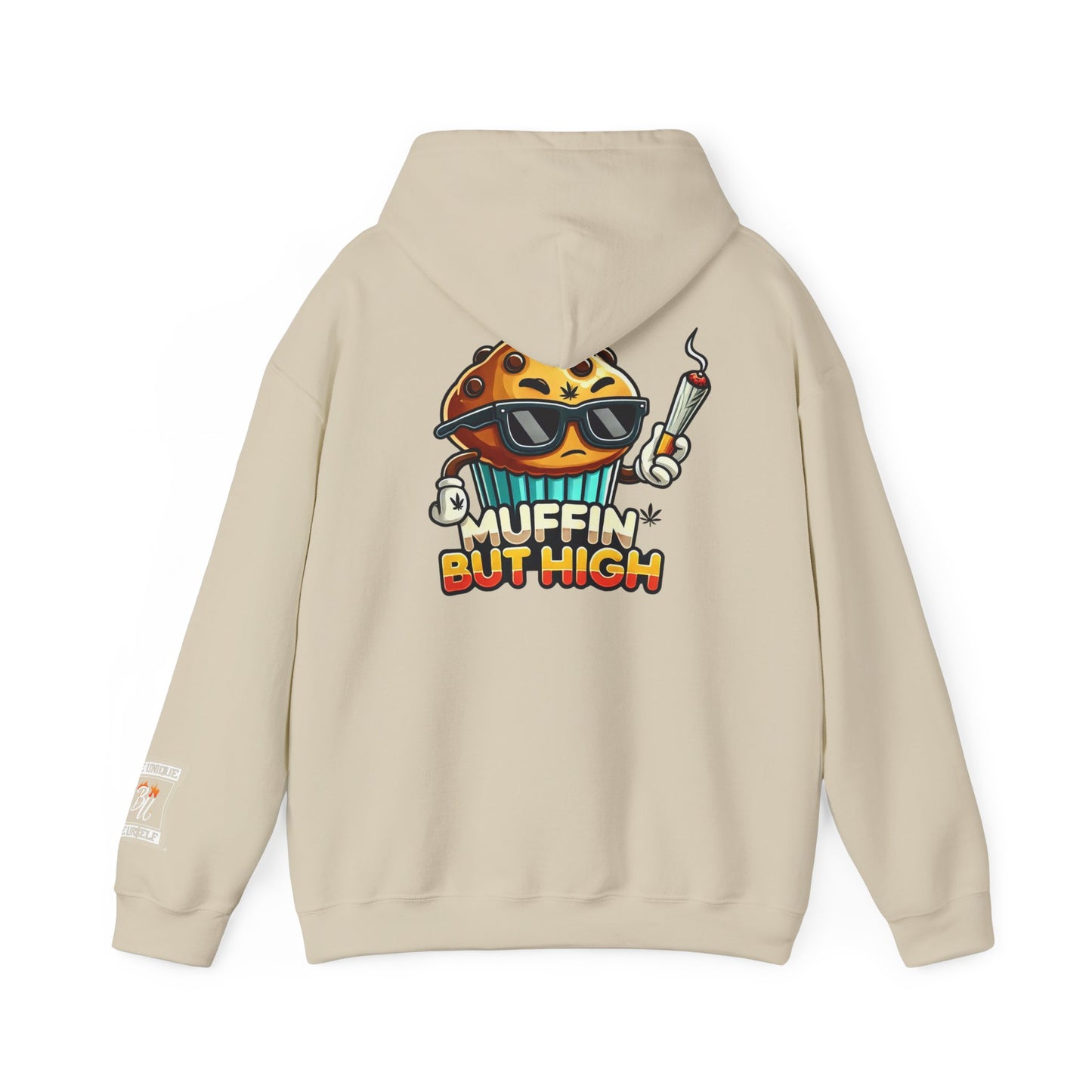 Muffin But High Sweatshirt, Funny Hoodie, Unisex Gift, Cannabis Apparel, Chill Vibe Clothing, Stoner Merch