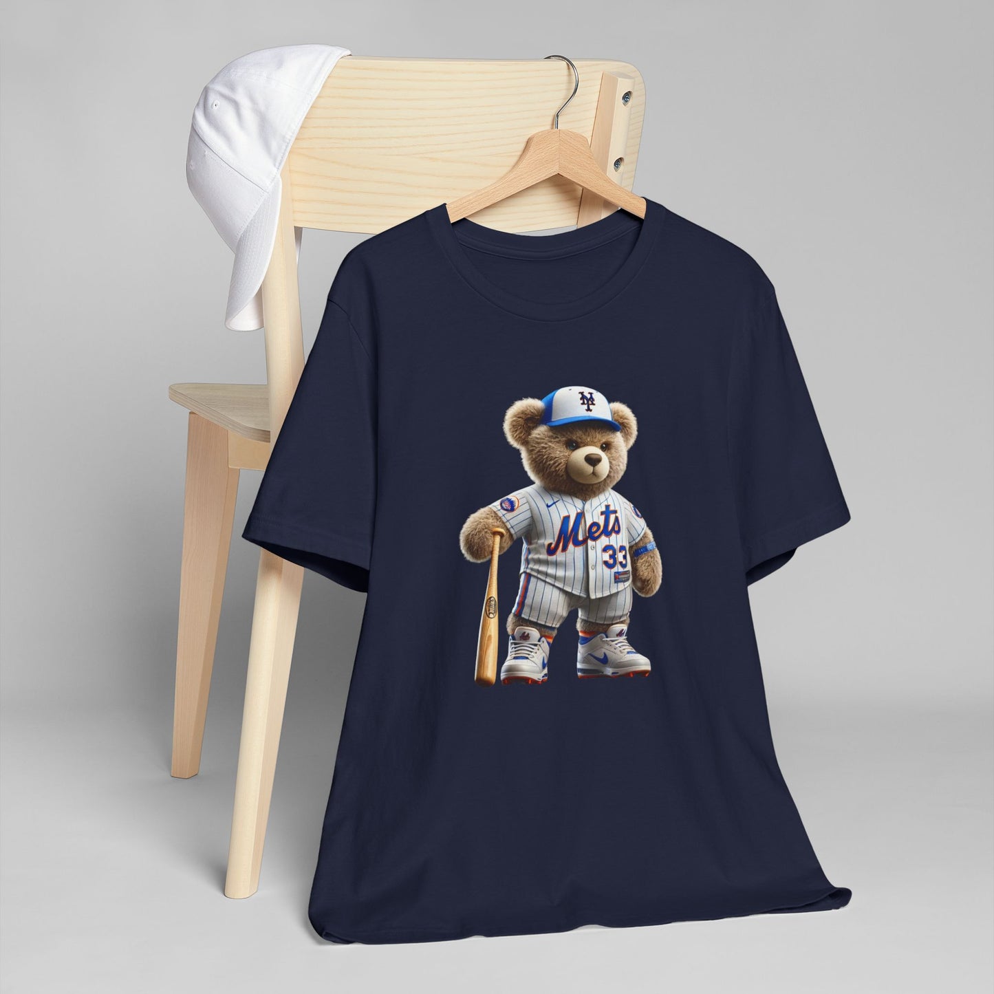 Sporty Bear Graphic Tee - Unisex Jersey T-Shirt, Cute Animal Shirt, Fun Baseball Apparel, Gift for Sports Fans, Casual Wear