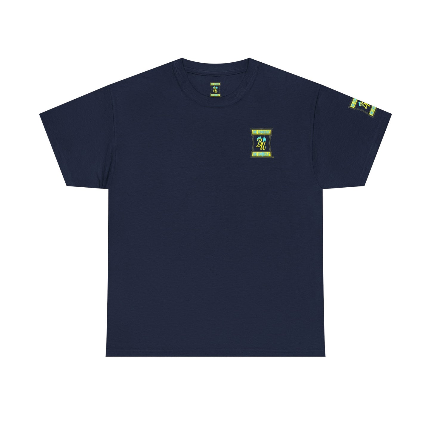Be Unique Be Yourself Graphic Tee — Inspirational Palm Design
