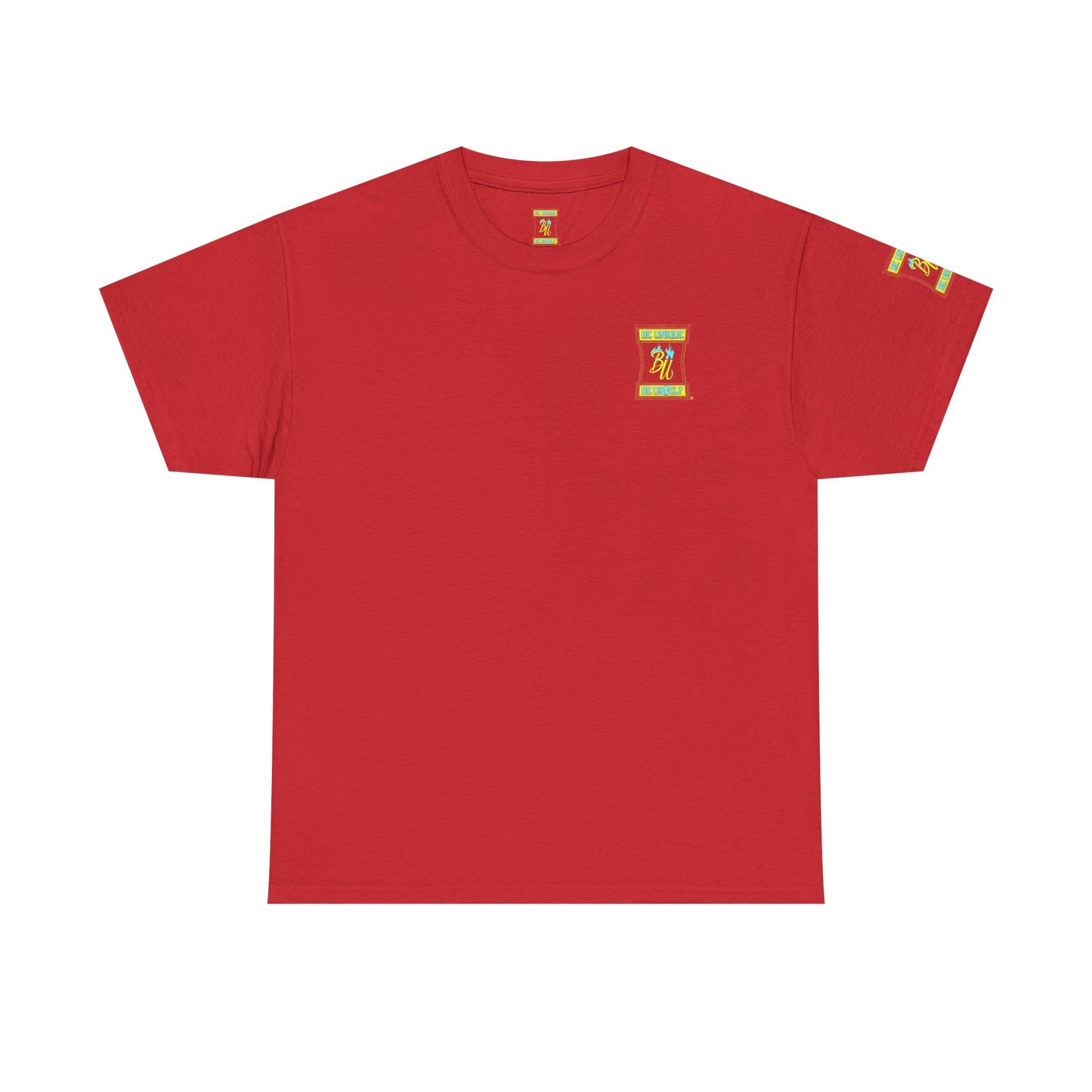 Be Unique Be Yourself Graphic Tee — Inspirational Palm Design
