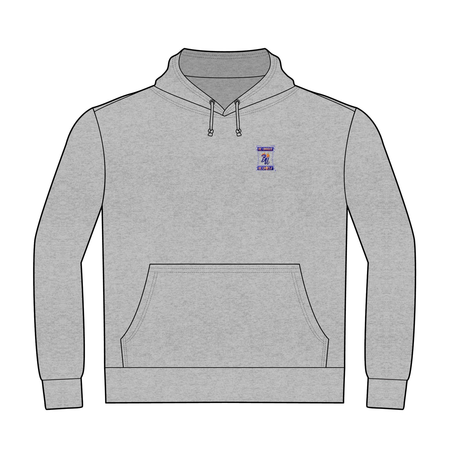 Stylish Unisex Hoodie with Cute Bear Design, Cozy Pullover for Casual Wear, Gift for Birthdays, Holidays, Sports Fans