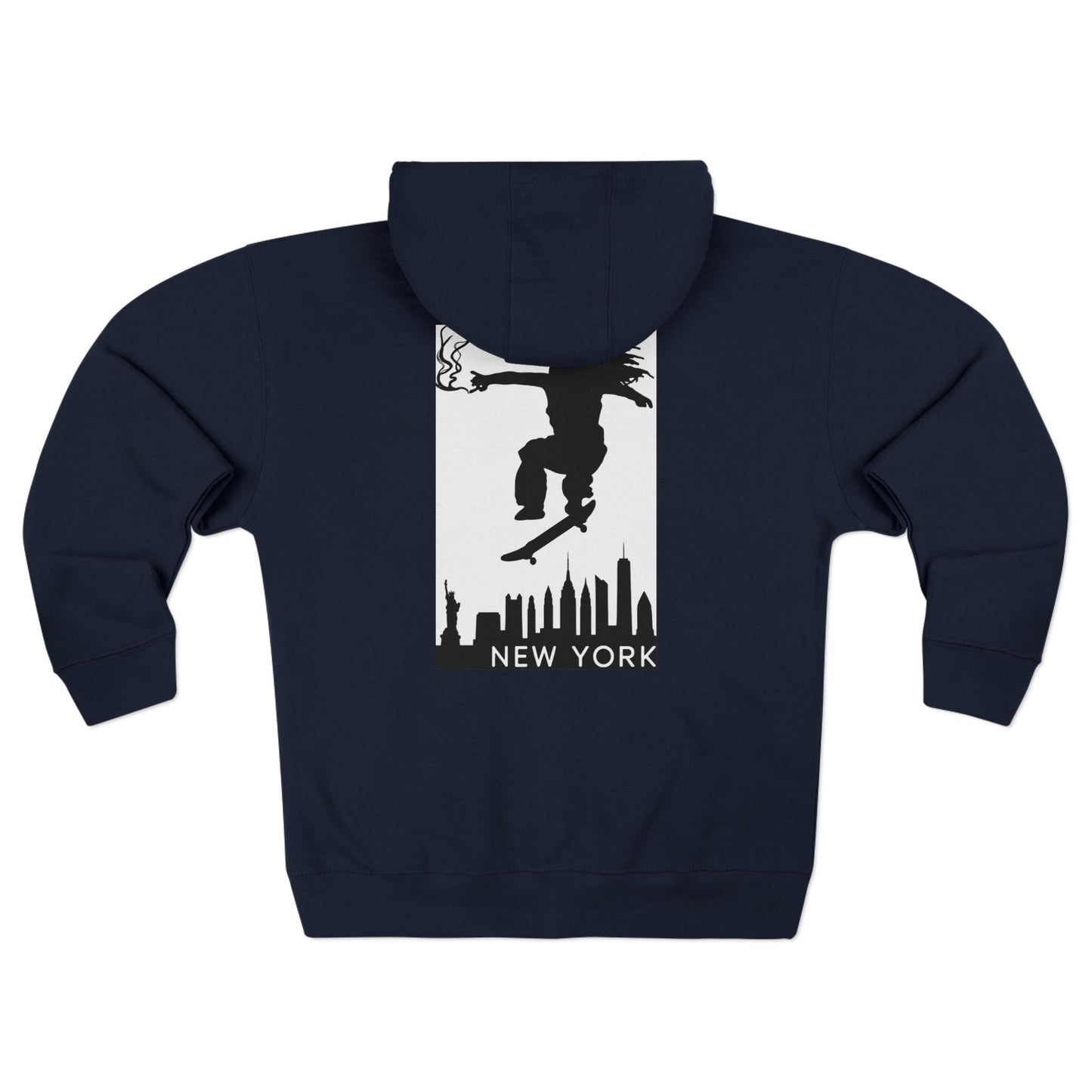 Unisex Zip Hoodie with Inspirational Design - Chill Vibe Sportswear, Perfect for Skaters, New Yorkers, Athletes, Gift for Friends, [...]