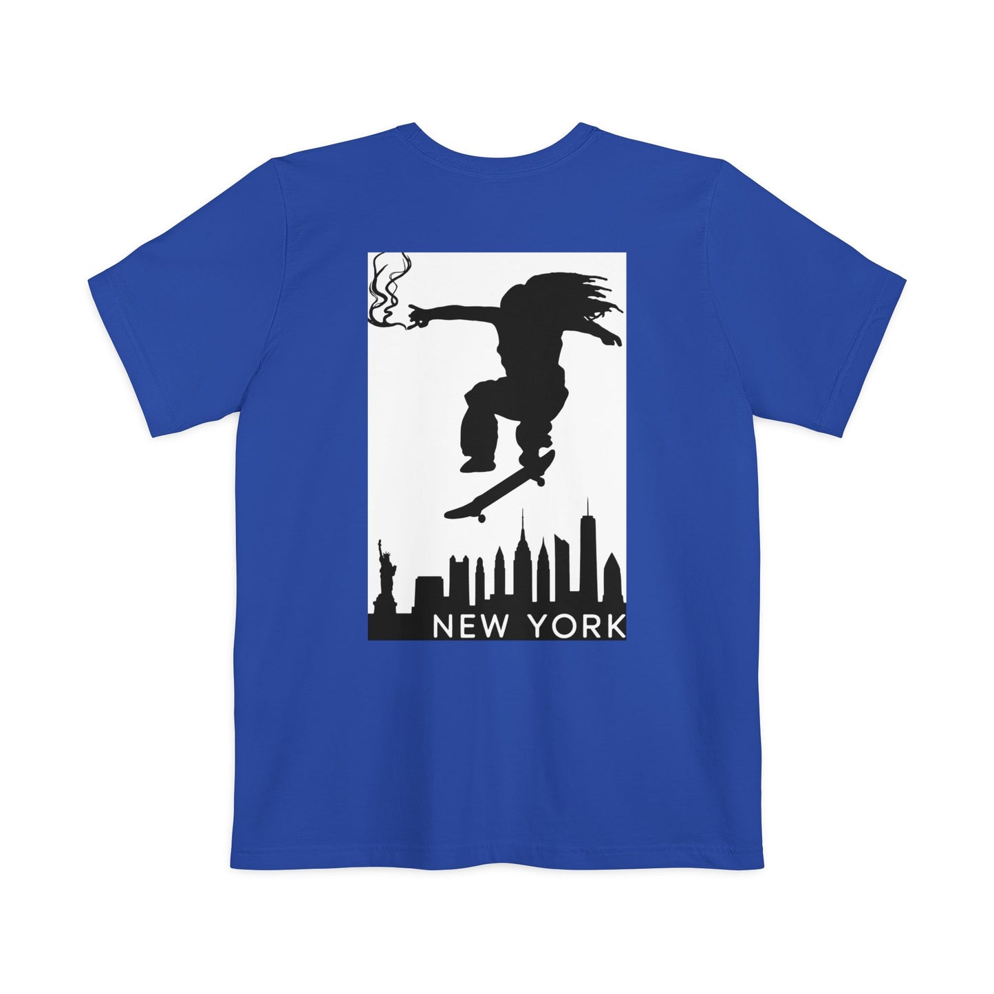 New York Skate Pocket T-Shirt, Unisex Casual Tee, Streetwear Gift, Summer Essential, Urban Style Clothing