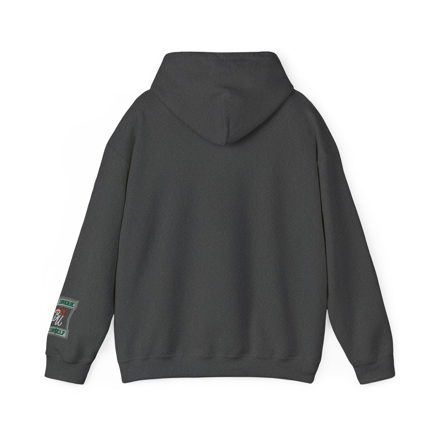 Patchwork Teddy Bear Hoodie — Colorful Grunge Bear Graphic Sweatshirt