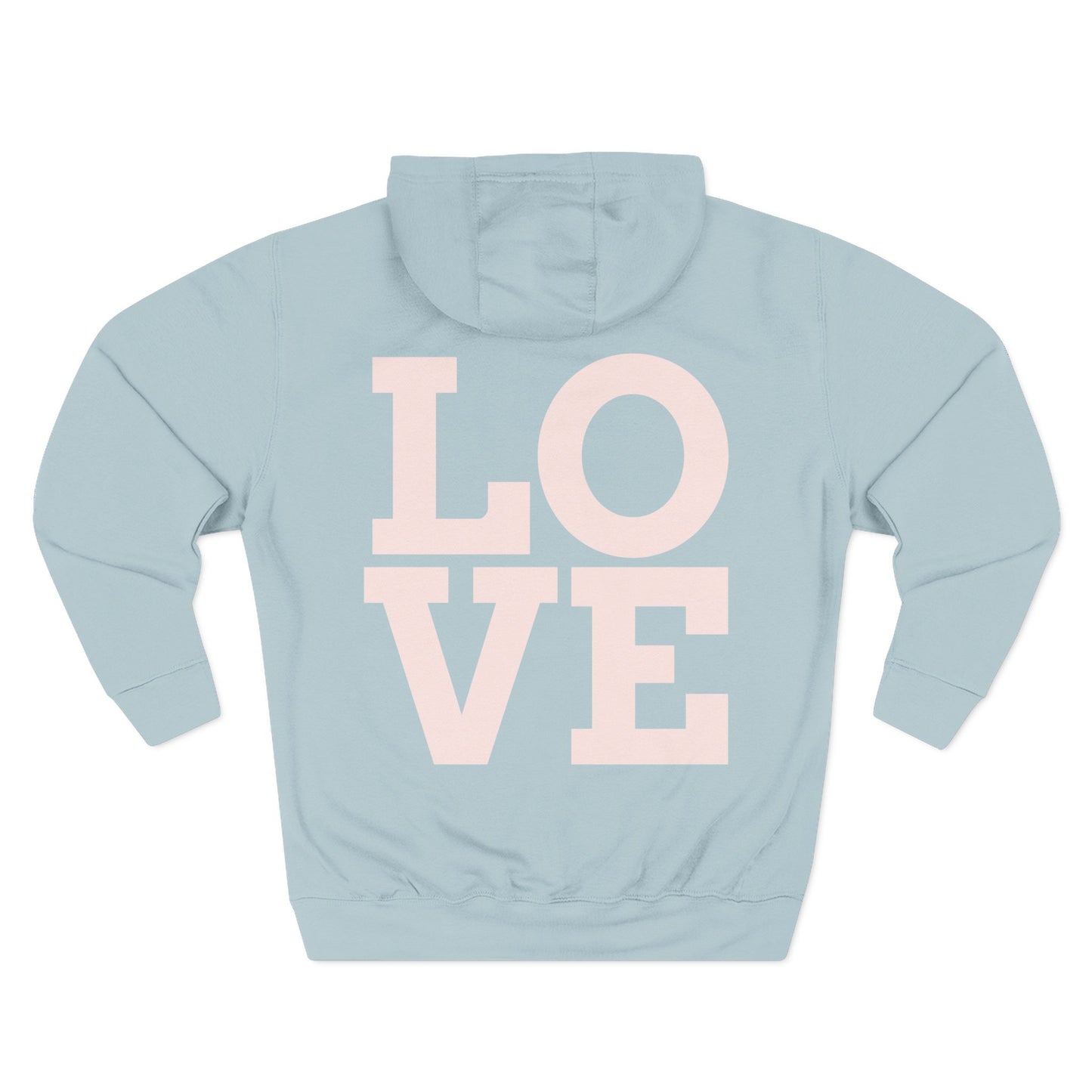 Cozy Love Hoodie - Three-Panel Fleece with Warm Design