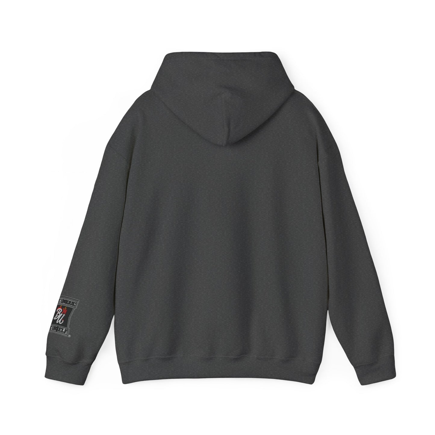 Teddy Bear Graphic Hoodie — Cozy Streetwear Pullover with Patch Detail