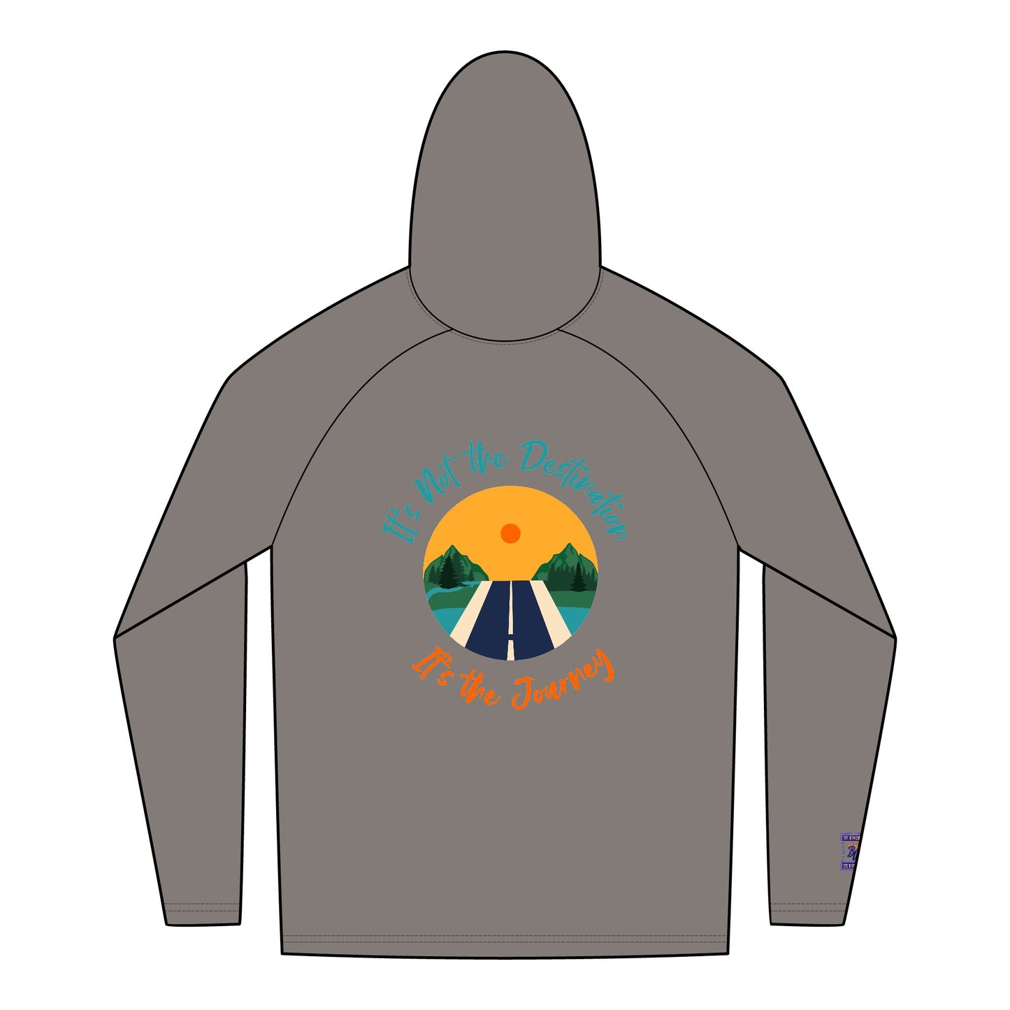 Inspirational Journey Hoodie | Unisex Tri-Blend Pullover, Travel Gift, Cozy Wear, Motivational Apparel, Perfect for Adventures