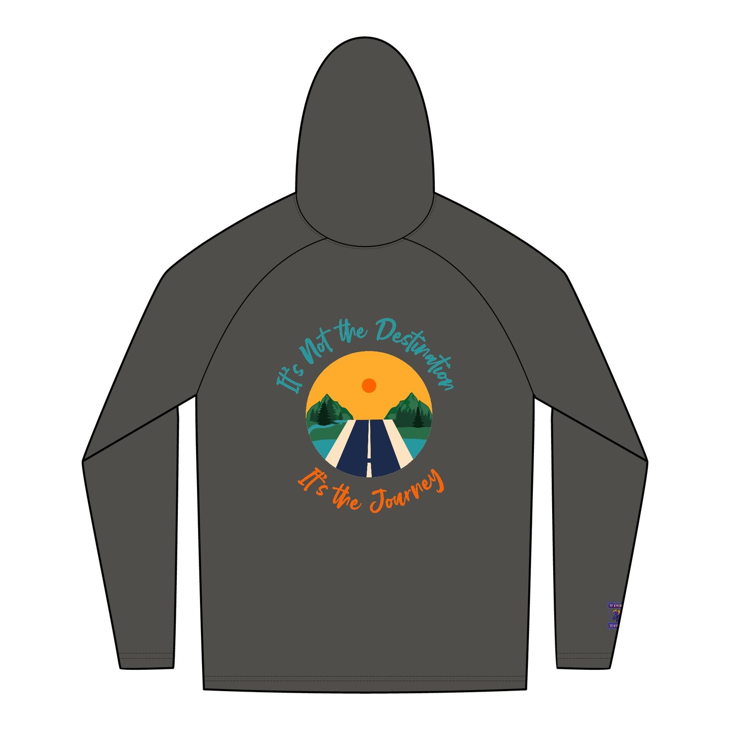 Inspirational Journey Hoodie | Unisex Tri-Blend Pullover, Travel Gift, Cozy Wear, Motivational Apparel, Perfect for Adventures