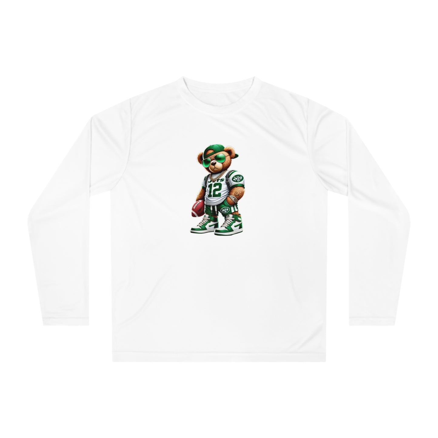 Unisex Performance Long Sleeve Sports Shirt - Perfect for Game Day, Gym, Running, Outdoor Activities, Gift for Sports Fans