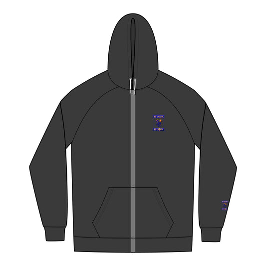 Urban Alien Graphics Full-Zip Hoodie - Streetwear, Casual Jacket, Hip Hop Apparel, Funky Gift for Men, Cool Hoodie