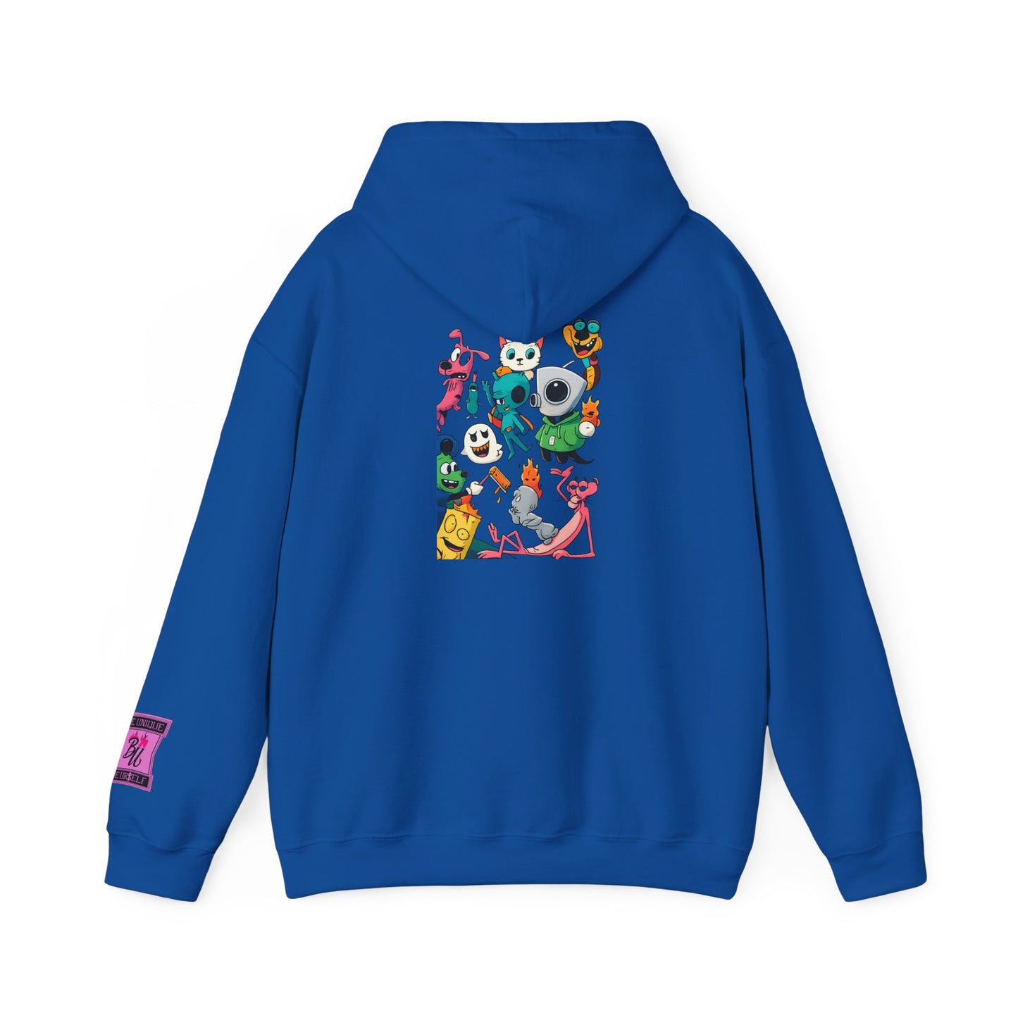 Hoodie — Cute Kawaii Character Collage Pullover