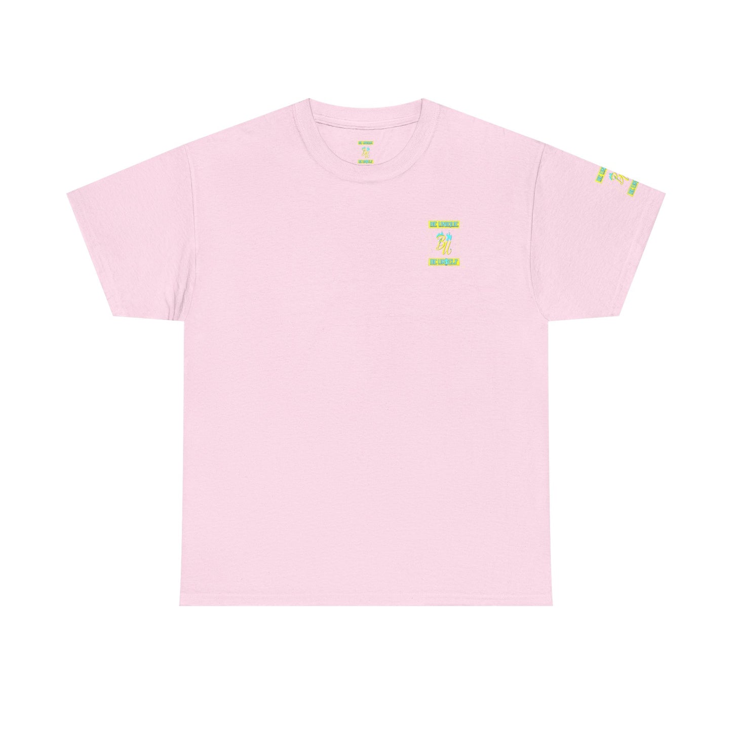 Be Unique Be Yourself Graphic Tee — Inspirational Palm Design