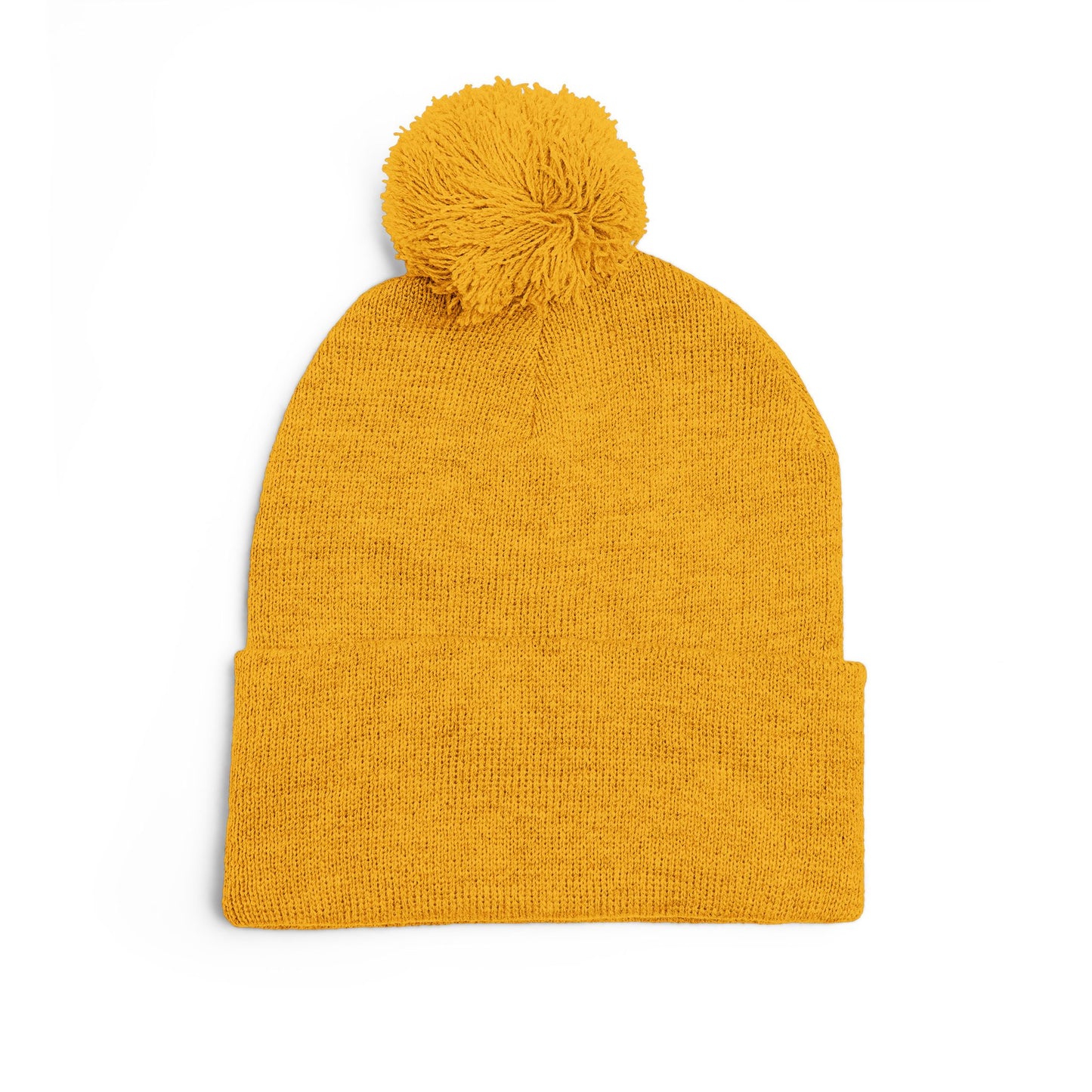 Cozy Pom-Pom Knit Cap with Unique Embroidery, Winter Hat, Beanie for Men & Women, Gift for Him/Her, Perfect for Outdoor Activities