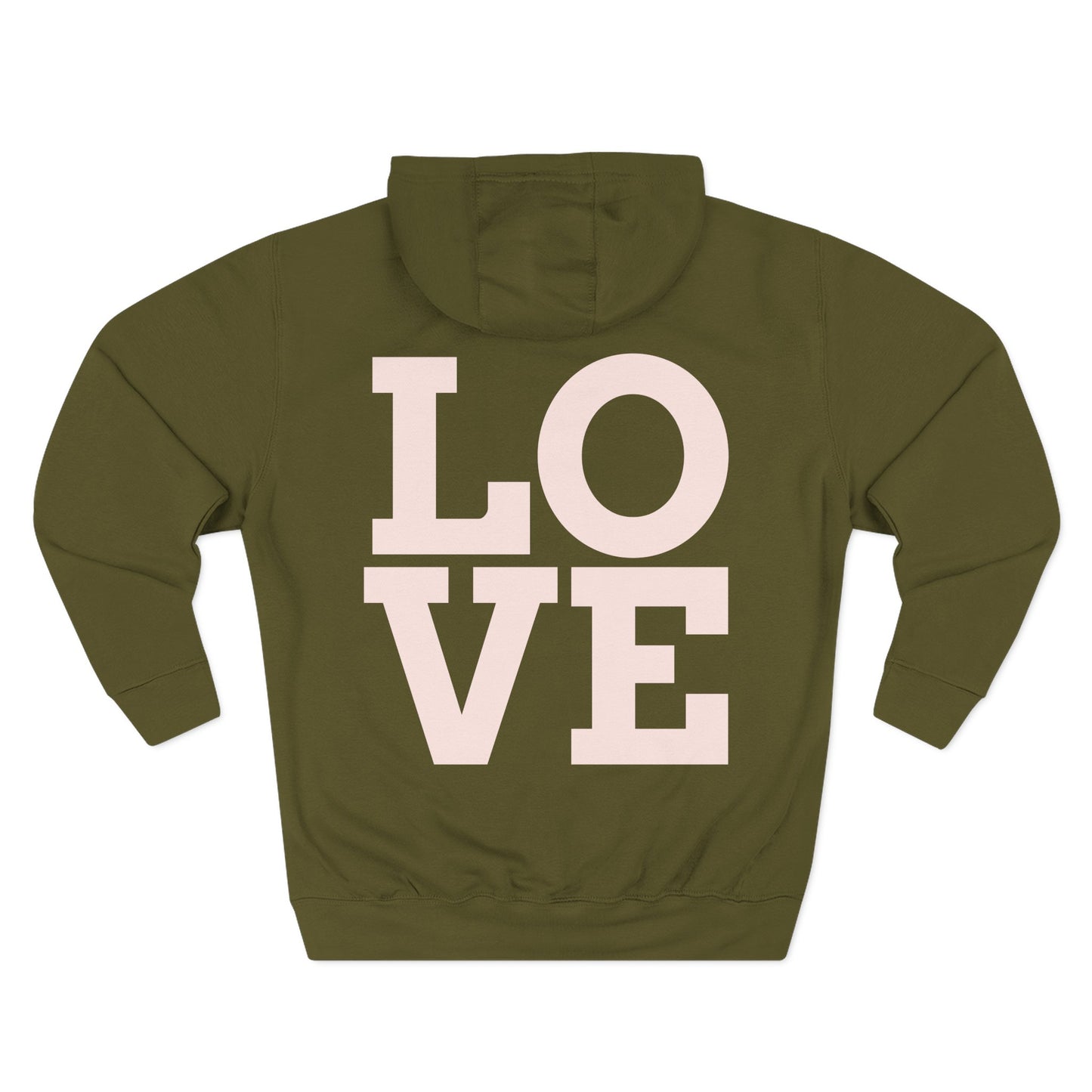 Cozy Love Hoodie - Three-Panel Fleece with Warm Design