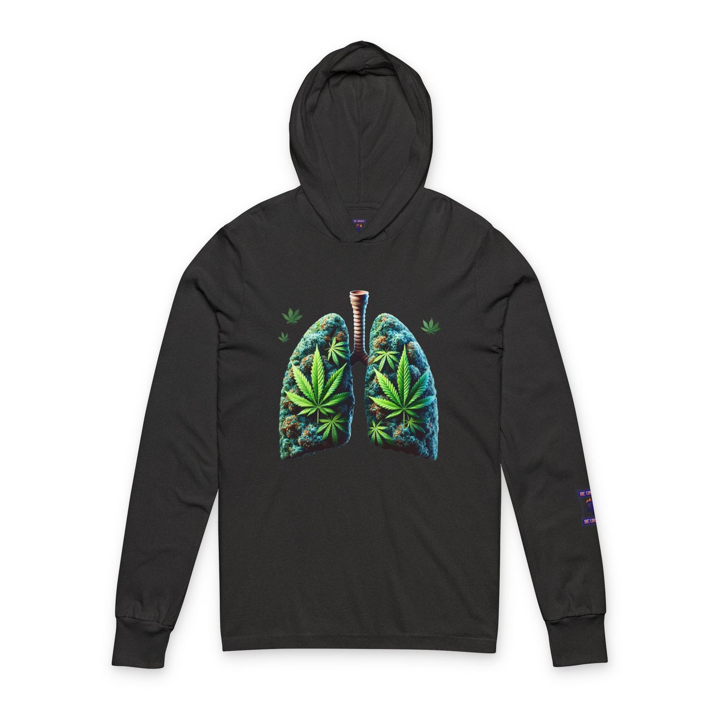 Cannabis-Inspired Unisex Hooded Long Sleeve Tee, Relaxed Style, Perfect for Nature Lovers, Stoner Apparel, Gift for 420 Celebrations, [...]