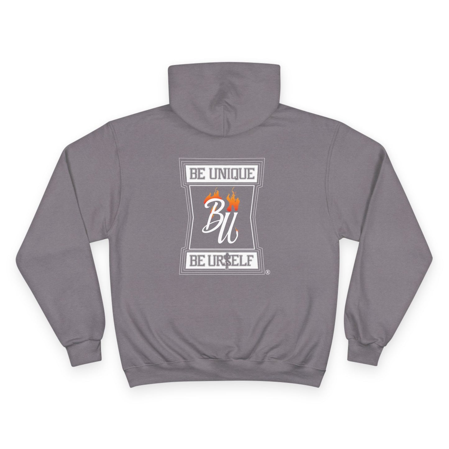 Champion Hoodie with Love & Be Unique Designs | Trendy Unisex Apparel | Perfect for Everyday Wear, Casual Outings, Gift Ideas