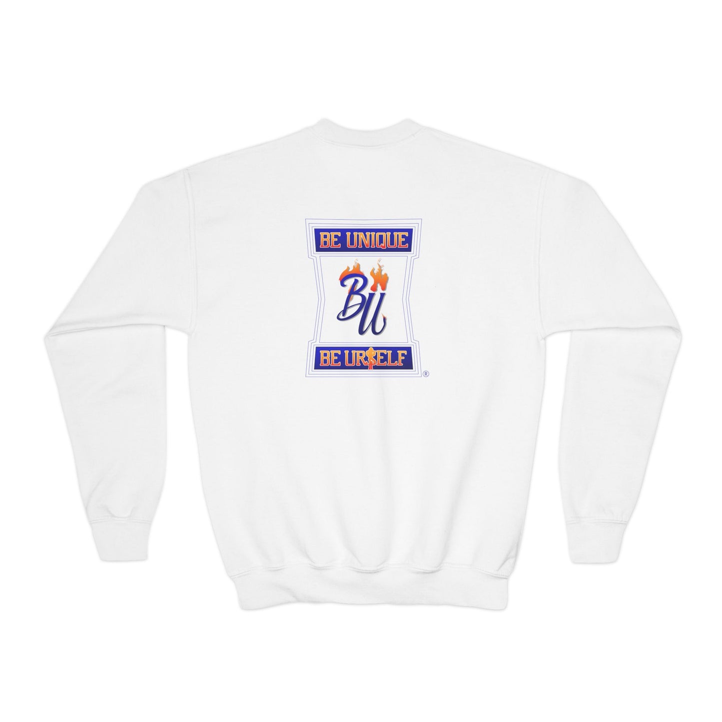 Youth Crewneck Sweatshirt with Playful Dog Design | Perfect for Pet Lovers, Everyday Comfort, Gift Idea, Unique Style, Trendy Apparel