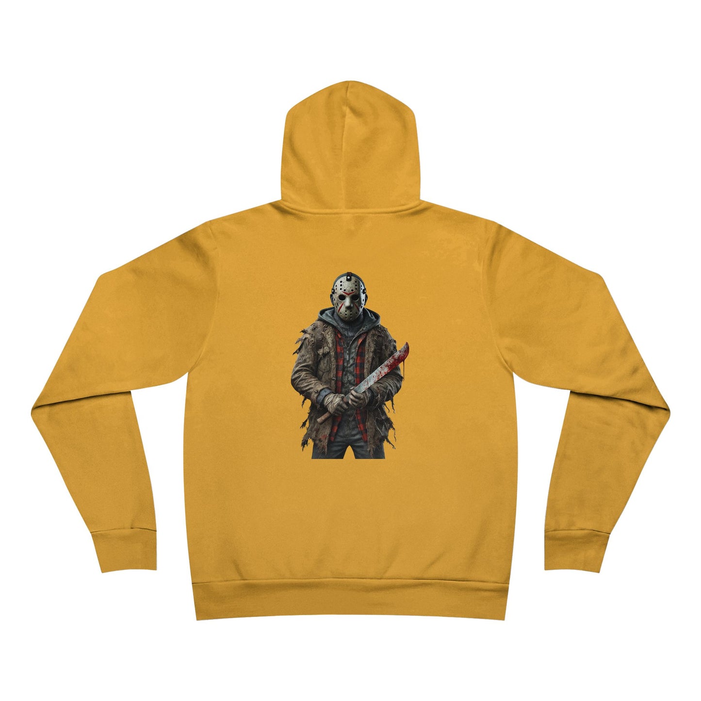 Horror-Themed Hoodie, Unisex Graphic Pullover, Perfect for Halloween, Gamer Gift, Cozy Casual Wear, Movie Merchandise