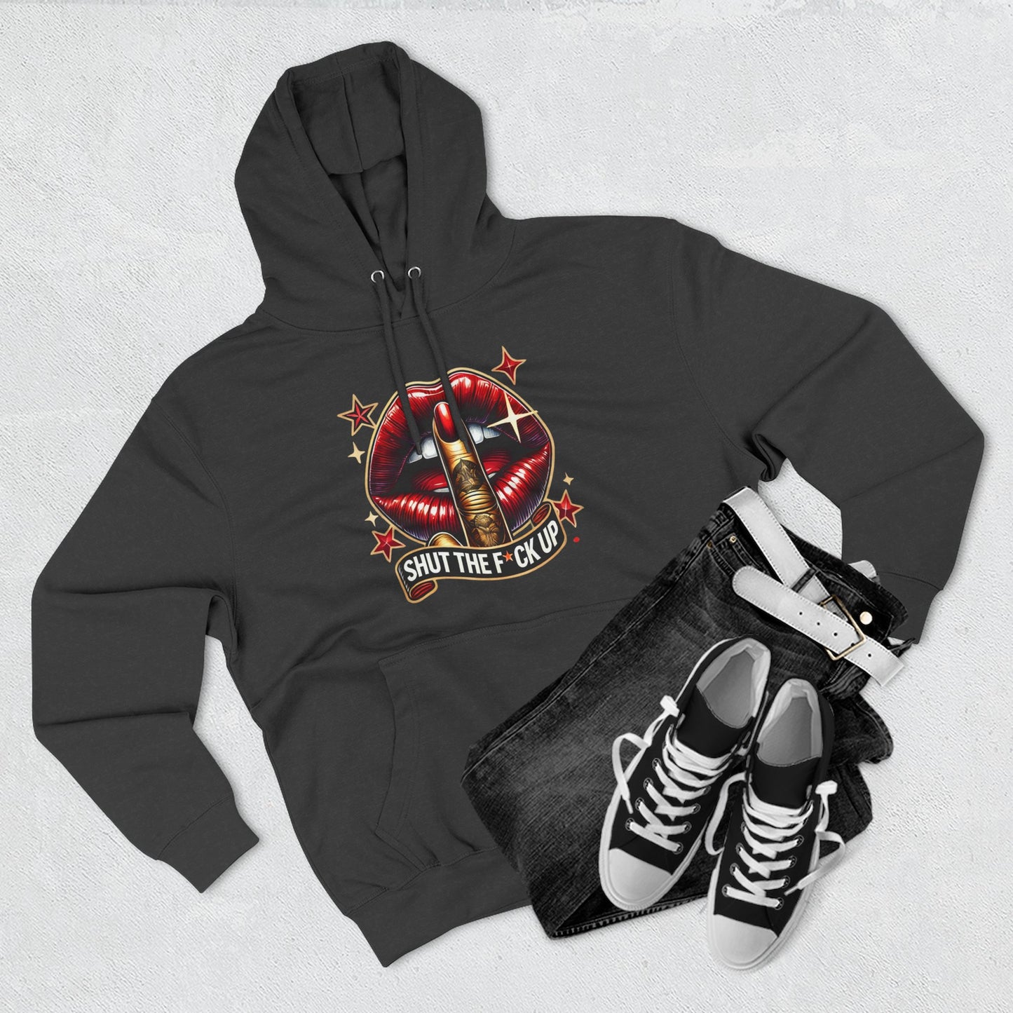Shut the F**k Up Fleece Hoodie