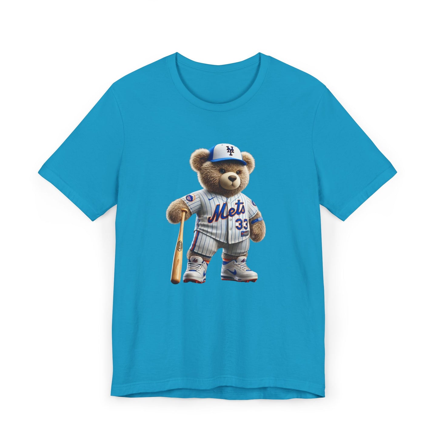 Sporty Bear Graphic Tee - Unisex Jersey T-Shirt, Cute Animal Shirt, Fun Baseball Apparel, Gift for Sports Fans, Casual Wear
