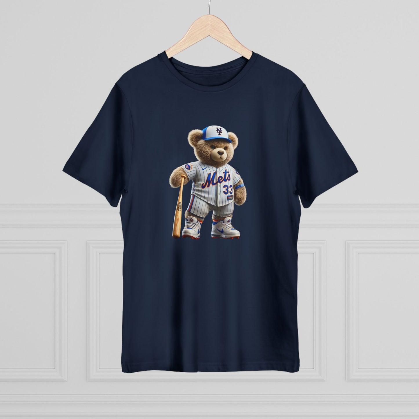 Unisex Bear Baseball T-Shirt, Cute Animal Tee, Gift for Sports Fans, Casual Wear, Soft Cotton Top