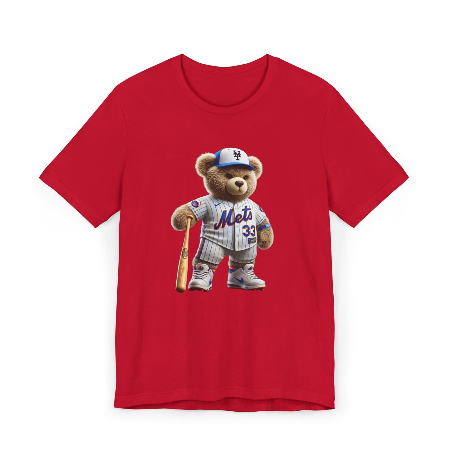 Sporty Bear Graphic Tee - Unisex Jersey T-Shirt, Cute Animal Shirt, Fun Baseball Apparel, Gift for Sports Fans, Casual Wear