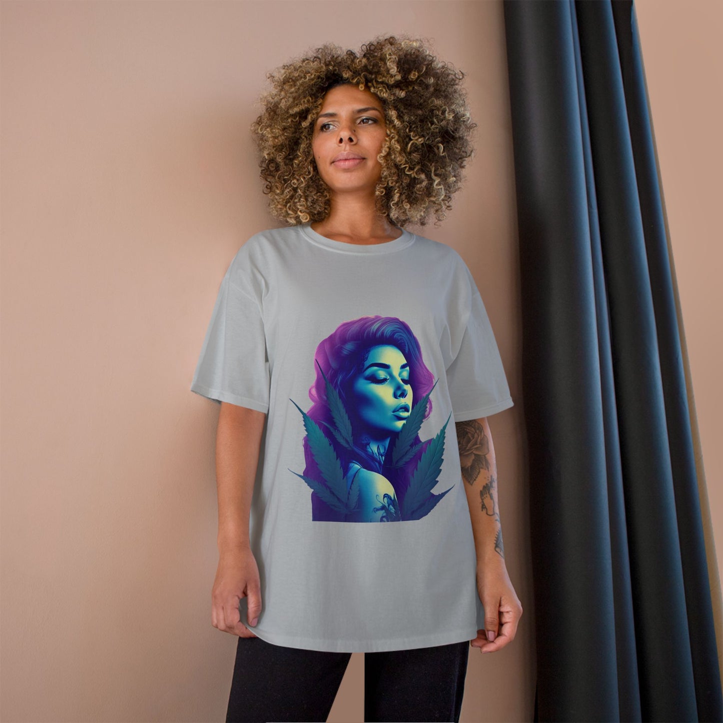 Vintage Champion Graphic Tee for Unique Souls, Trendy T-Shirt, Artistic Casual Wear, Streetwear Style, Gift for Creatives, Everyday Fashion