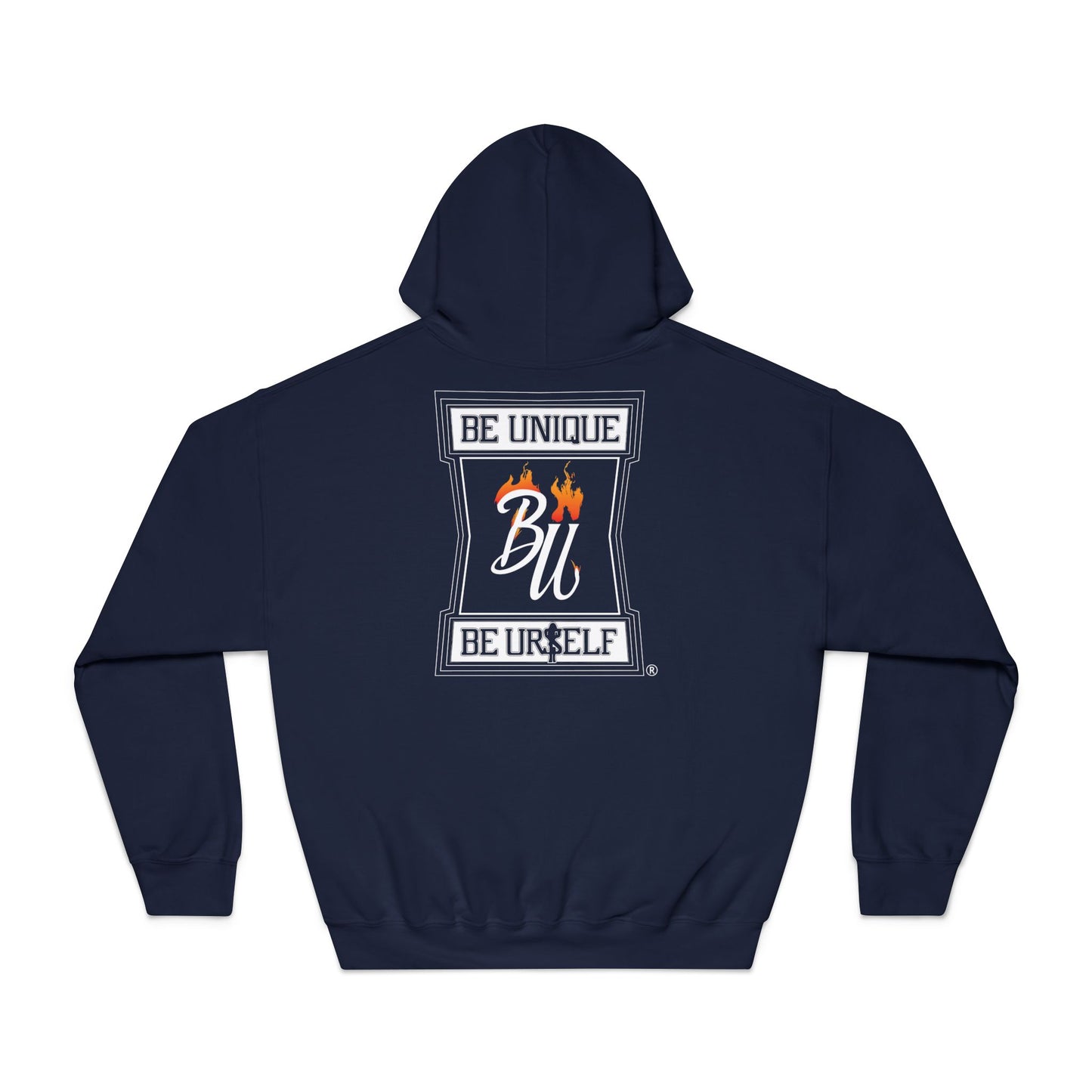 Unique Graphic Hoodie for Trendsetters, Original Bear Art, Cozy Gift for Friends, Be Unique Be Yourself, Casual Fashion